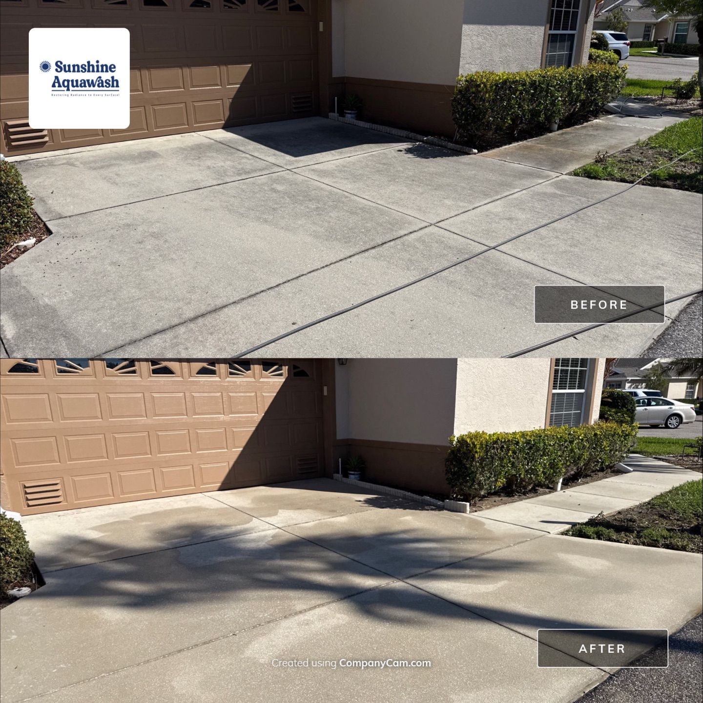 🚿 Another Stunning Driveway & Entryway Cleaning at Captain’s Court Condos – Terra Ceia, FL! by Sunshine AquaWash