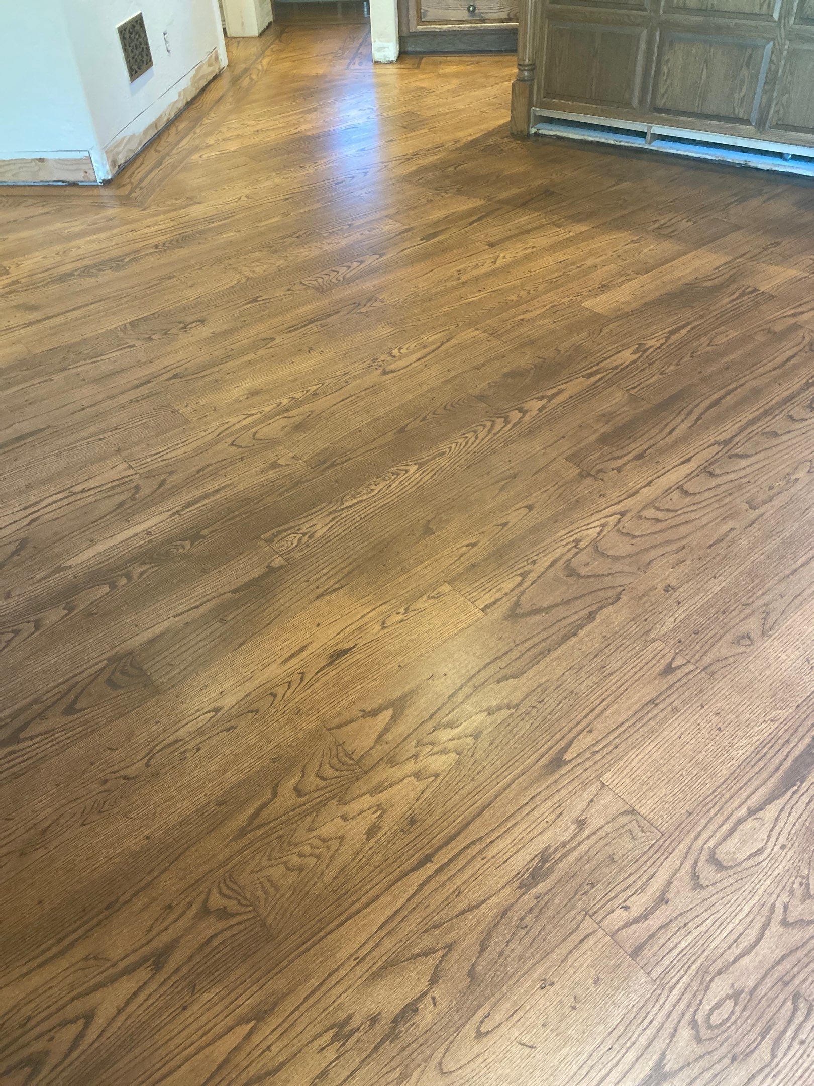 Flood damaged floor repair by Footprints Floors South Sacramento