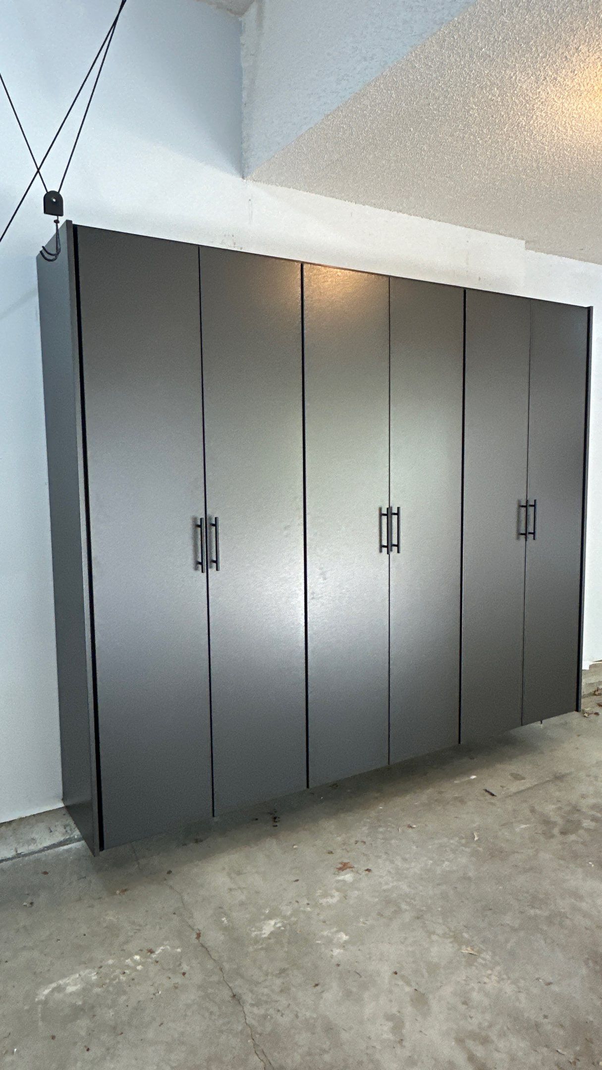 Shawn S. upgraded his garage with cabinets and slatwall  by Banner Garage