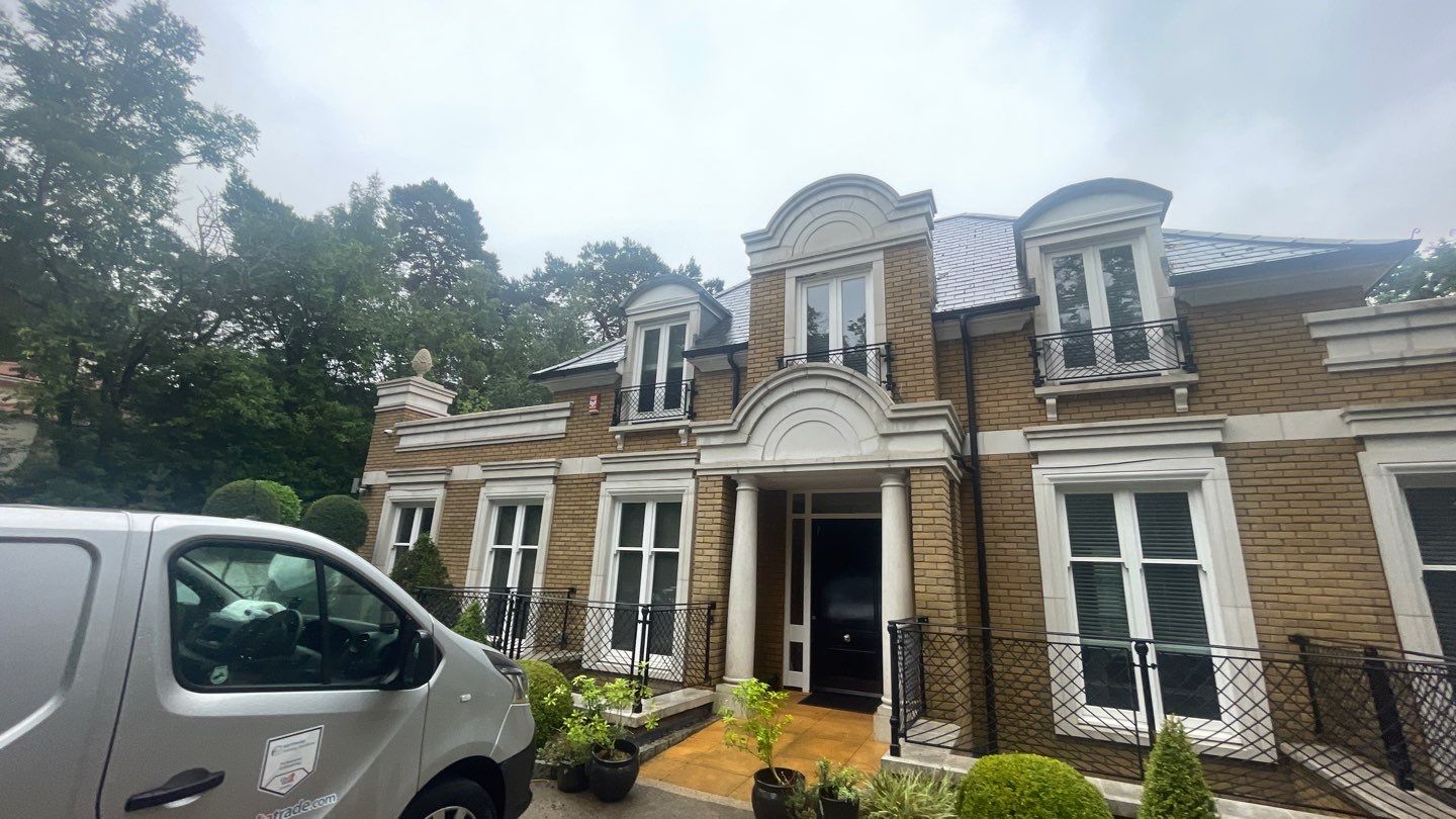 Stone Work Cleaning using Honda 15lpm Low Pressure Washing Machine by Ges Exterior Cleaning ltd