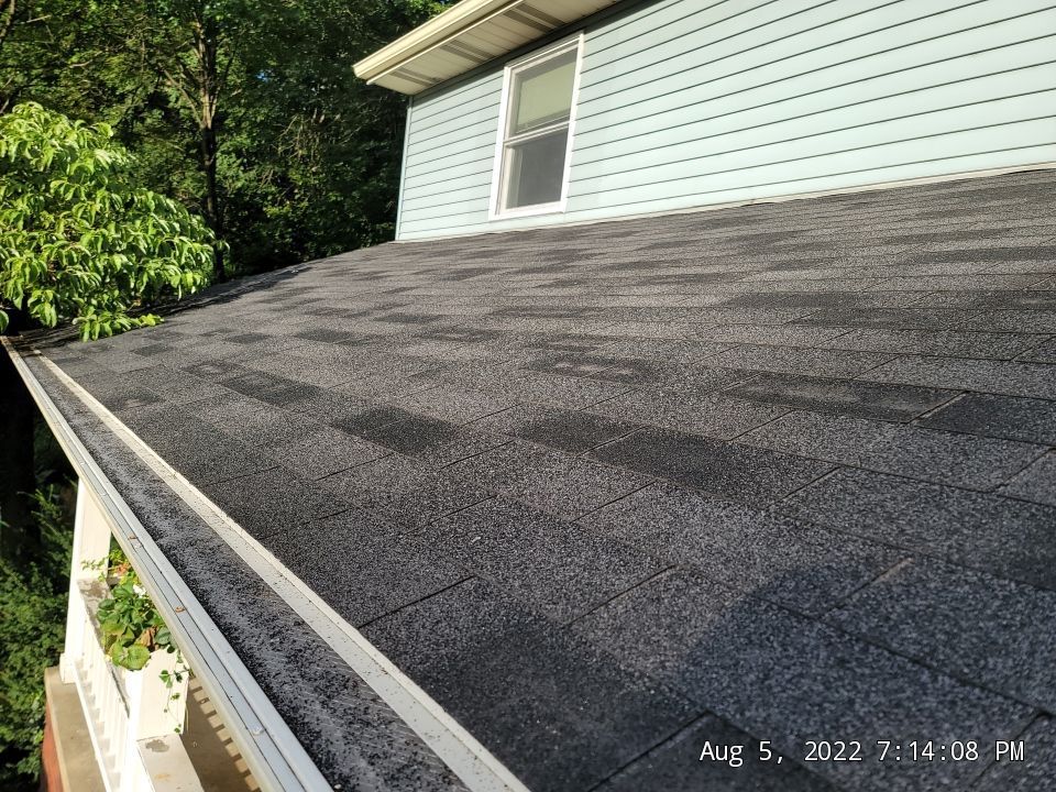 ATLAS PINNACLE COLOR: SCOTCHGARD PEWTER DRIP EDGE: BLACK by Eagle Eye Roofing