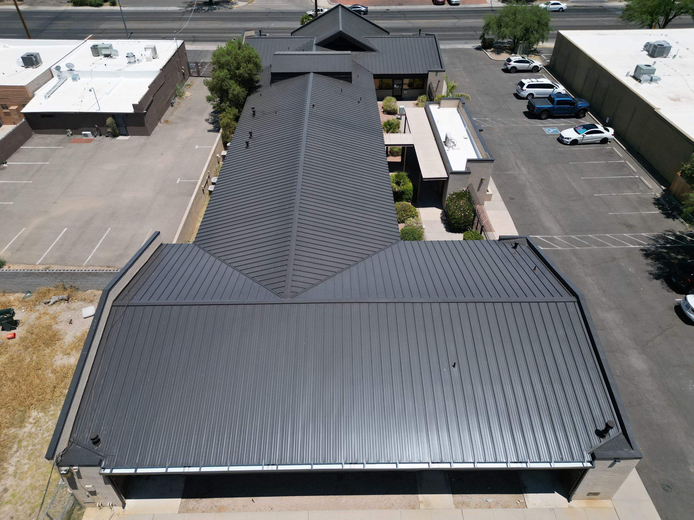 Burnished Slate Standing Seam by Reimagine Roofing