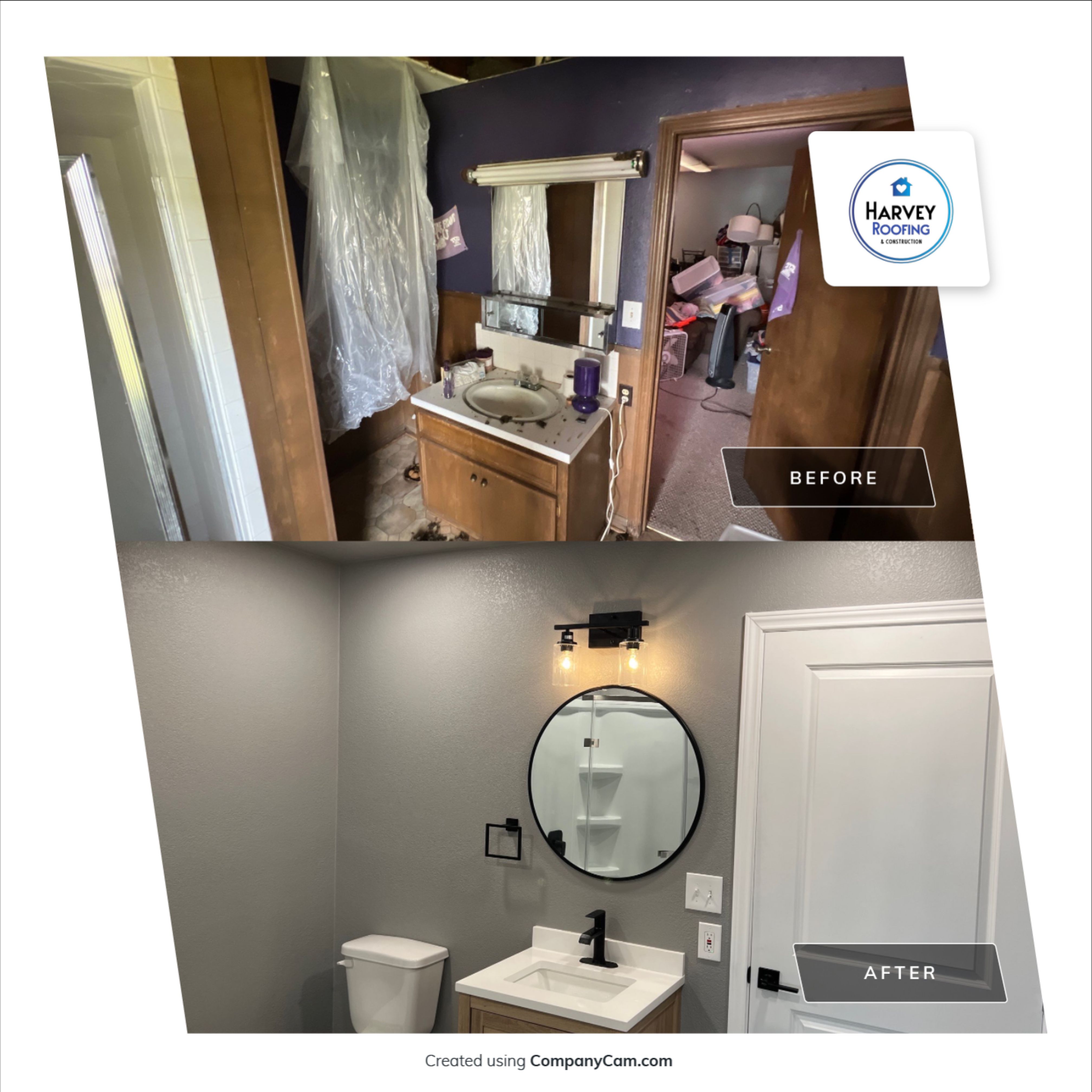 Interior & Exterior Remodel, Including Roof Replacement by Harvey Roofing & Construction