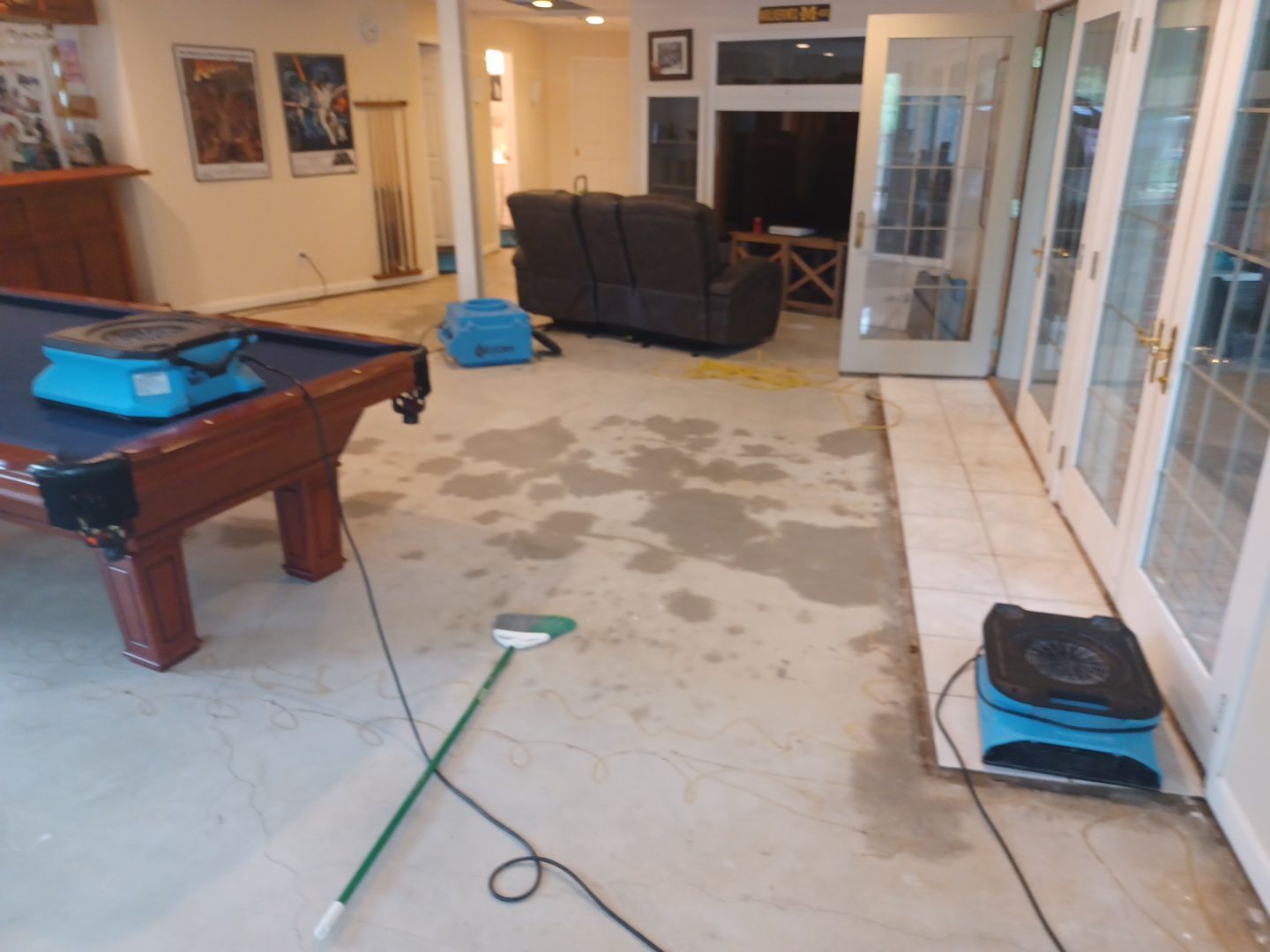 Project in Village of Clarkston by EzDry Water Mitigation & Property Restoration