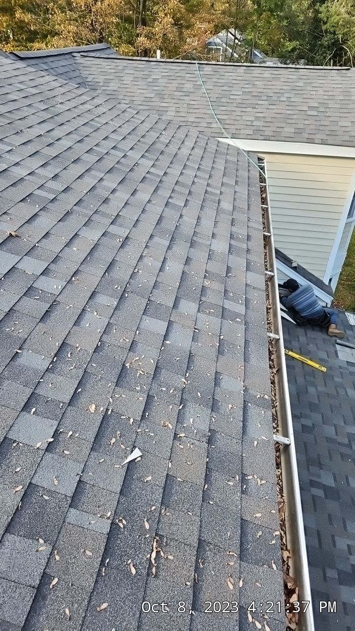 Residential Roofing Installation using Owens Corning TruDefinition Williamsburg gray by A Plus Exterior
