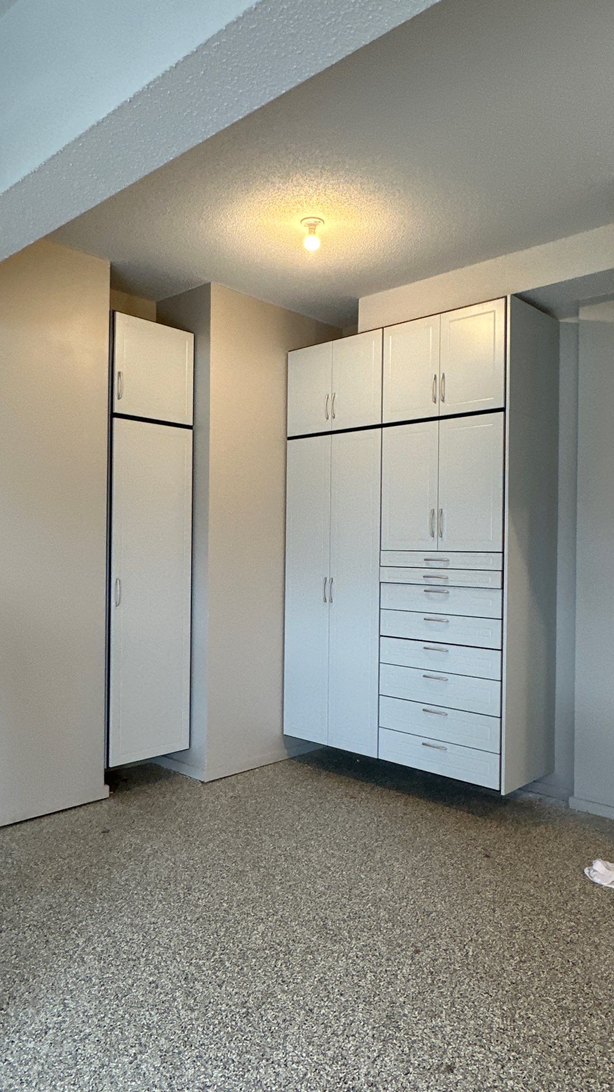 Erica G added cabinets that make all the difference by Banner Garage