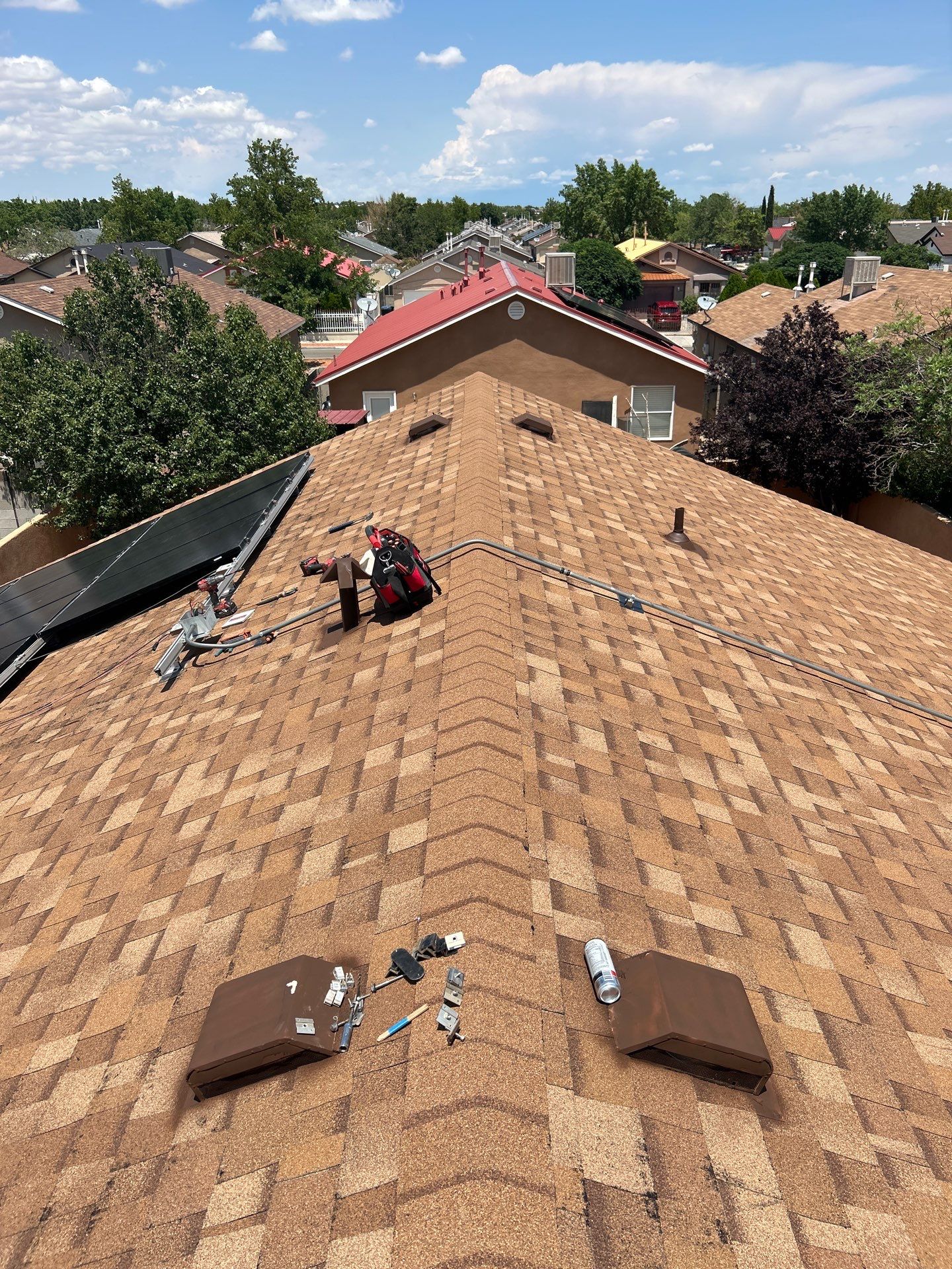 Autumn Brown Shingles by Reimagine Roofing