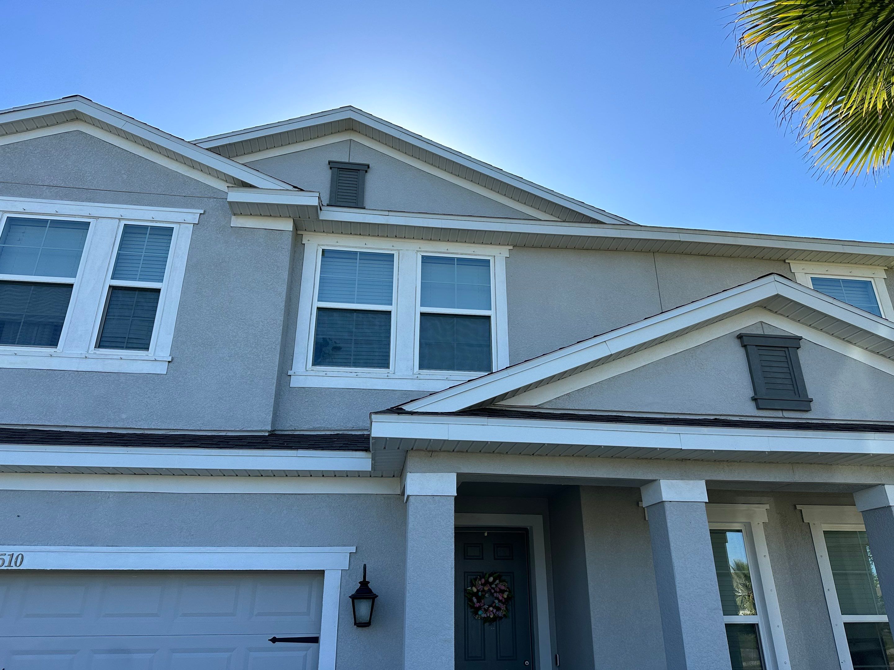 2-Story House Wash & Paver Driveway Cleaning in Trevesta Community, Palmetto, FL | Sunshine AquaWash by Sunshine AquaWash