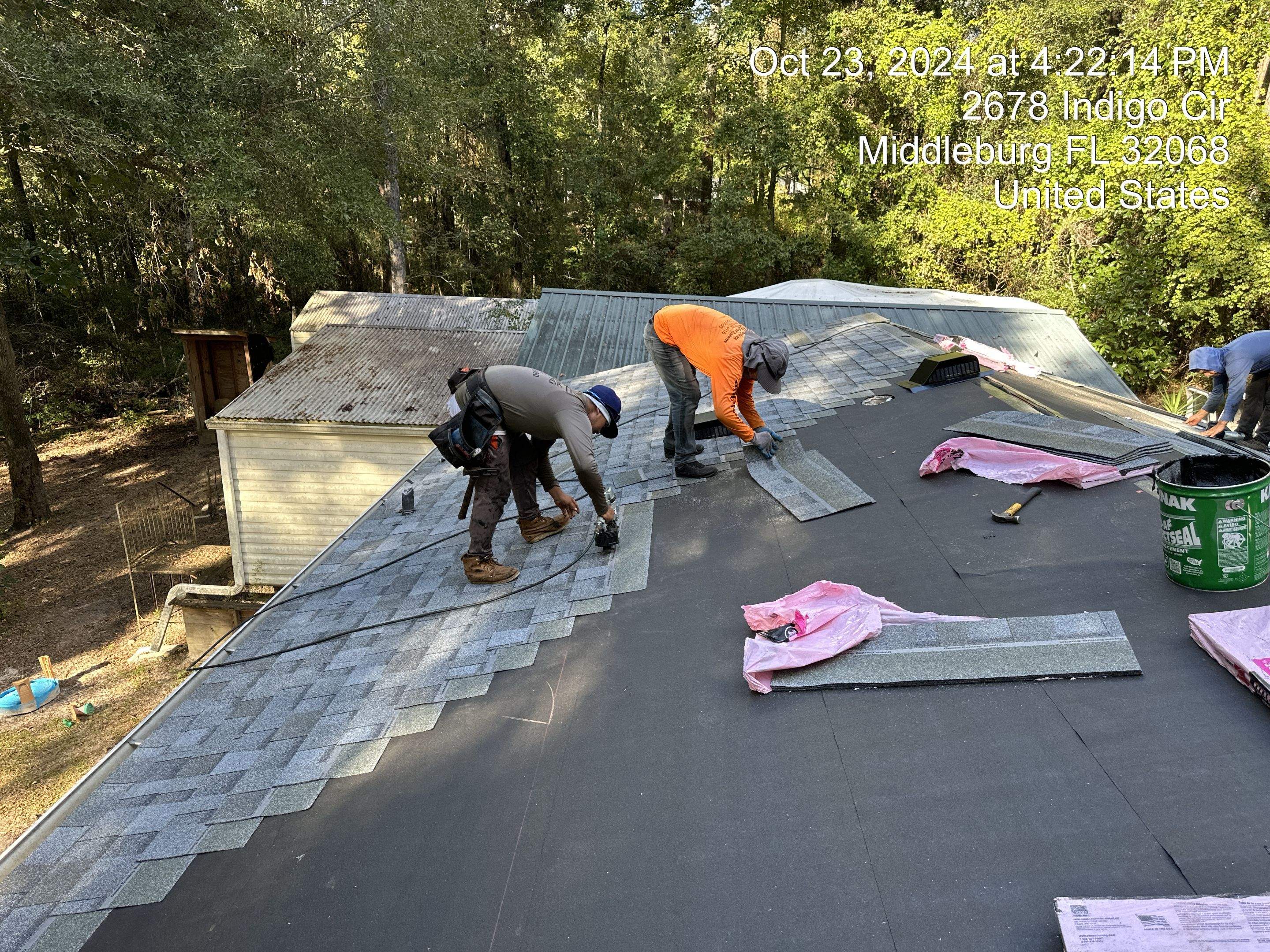 Residential Roofing Installation using Owen's Corning Shingles by RoofGuru AI