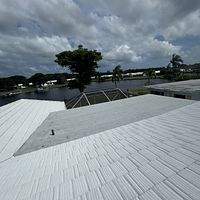 Boral Villa 900 Regal White  by Total Roofing System The Metal Roof Experts