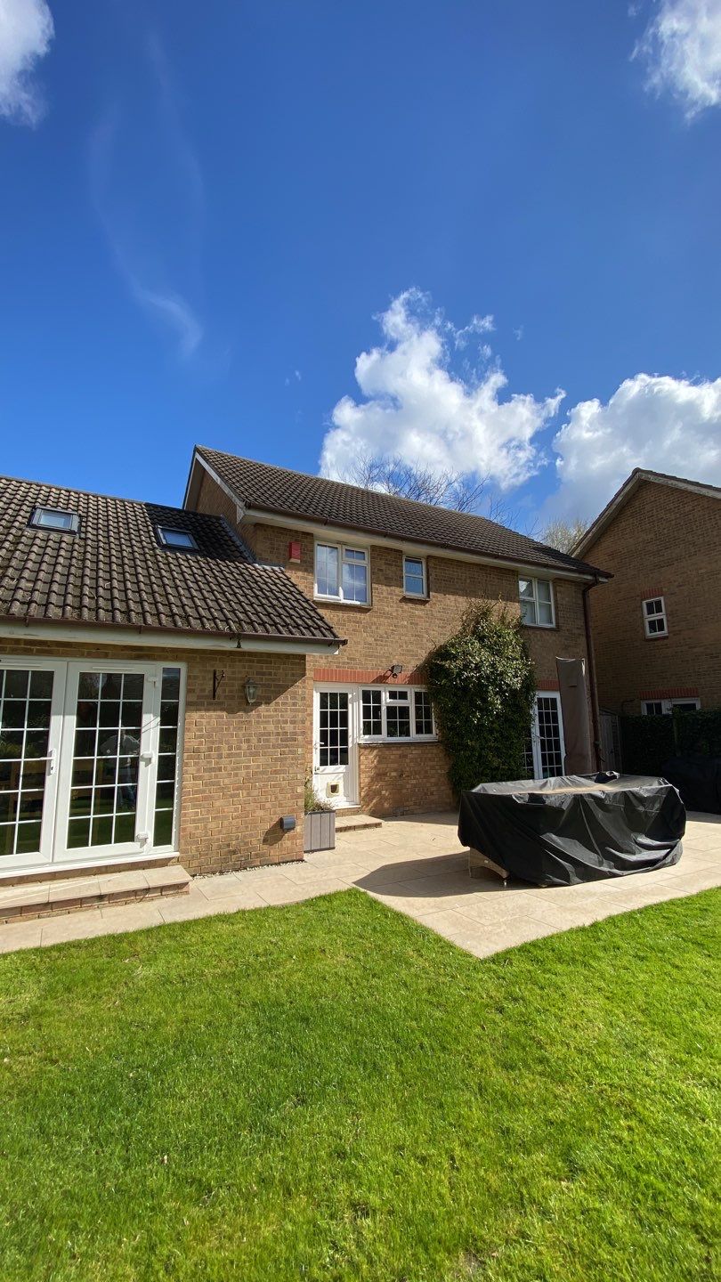Roof - Driveway - Patio using Honda 15lpm Low Pressure Washing Machine by Ges Exterior Cleaning ltd