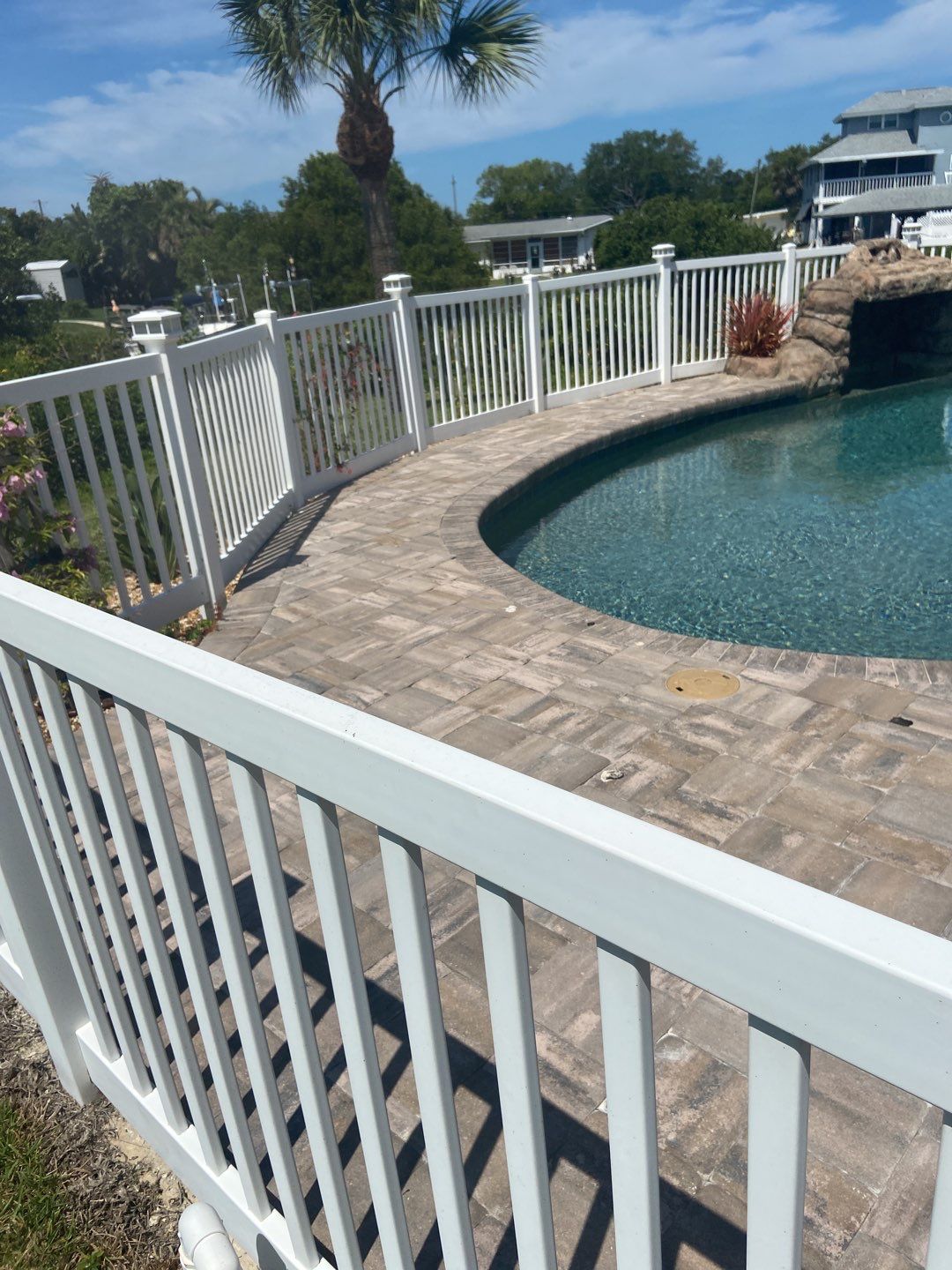 Nokomis, FL 4 ft. Tall 3-Rail Black Aluminum Fence by Asap fence and gates, LLC