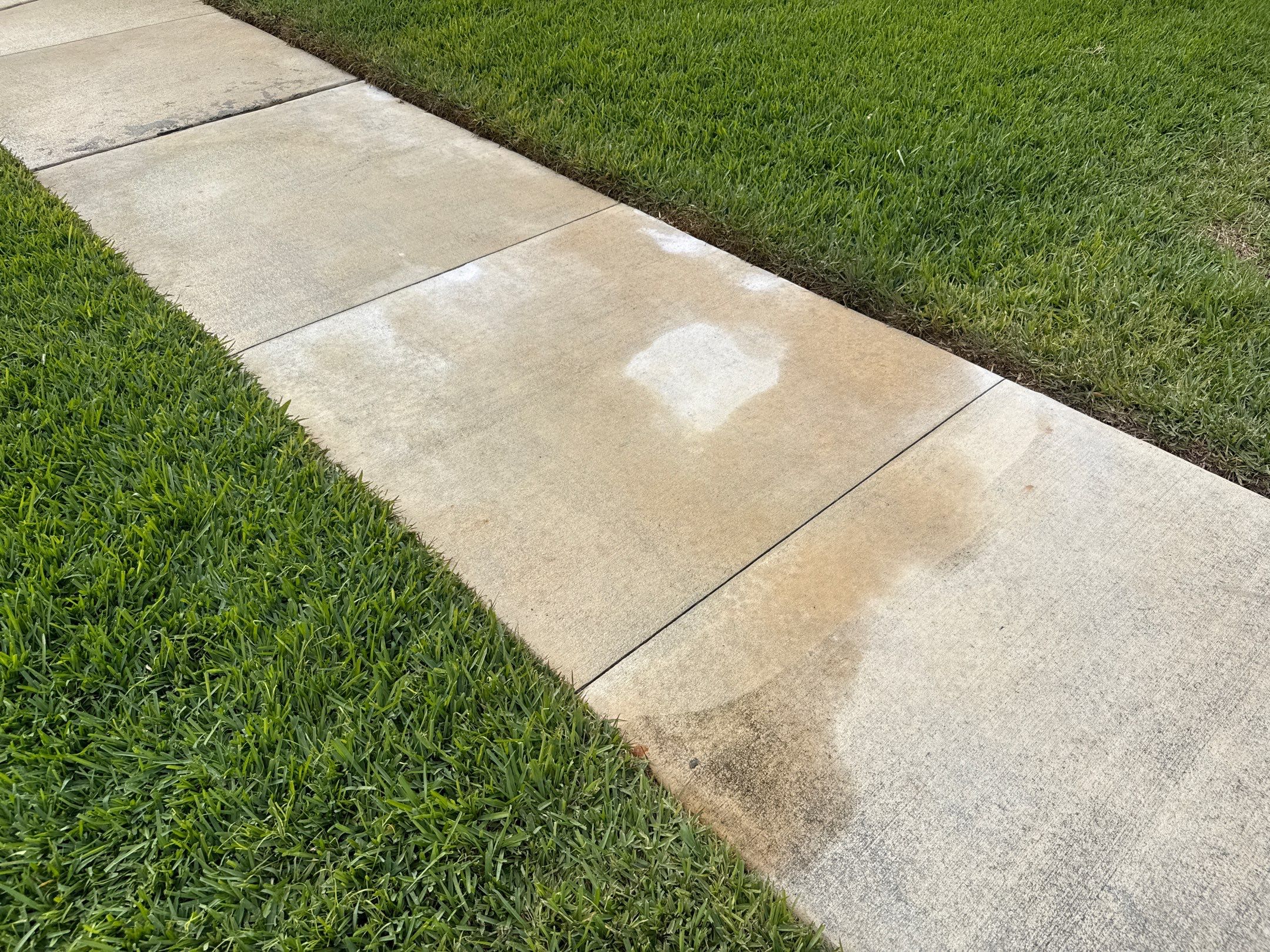 Rust Stain Removal from Concrete Driveway and Pavers in Park East at Azario | Lakewood Ranch, FL by Sunshine AquaWash