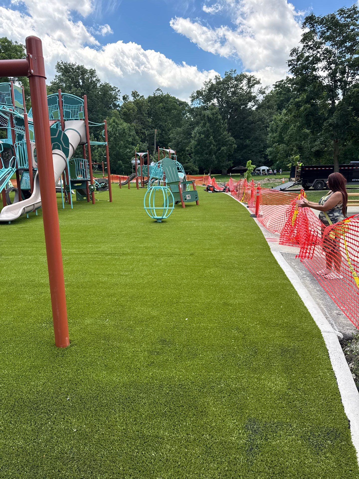 Playground Grass at Schoaff Park by ForeverLawn NEIN/INDY