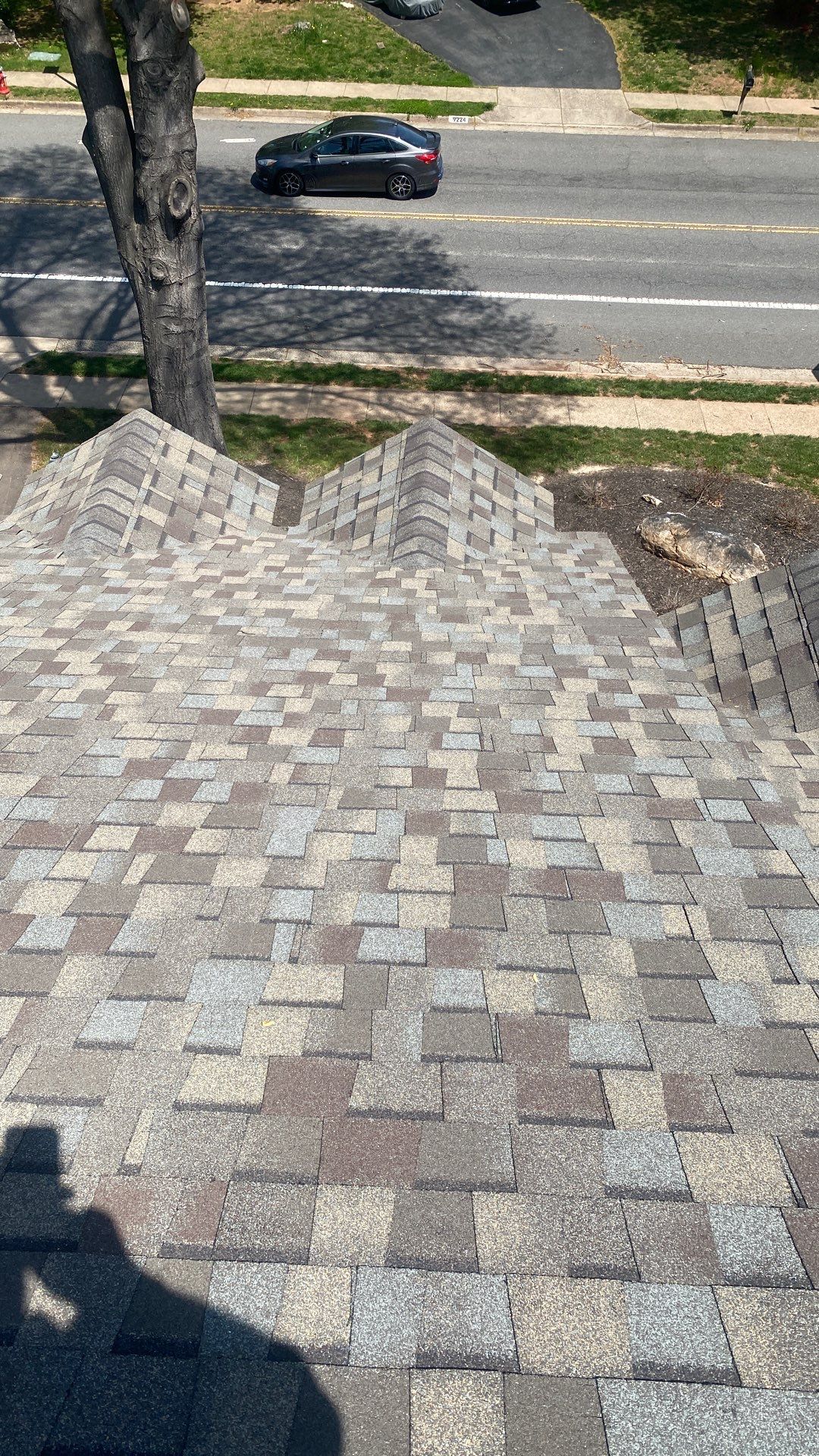 Burke: Residential Roof Replacement with CertainTeed Landmark Pro in Max Def Weathered Wood by RM Banning, Inc.