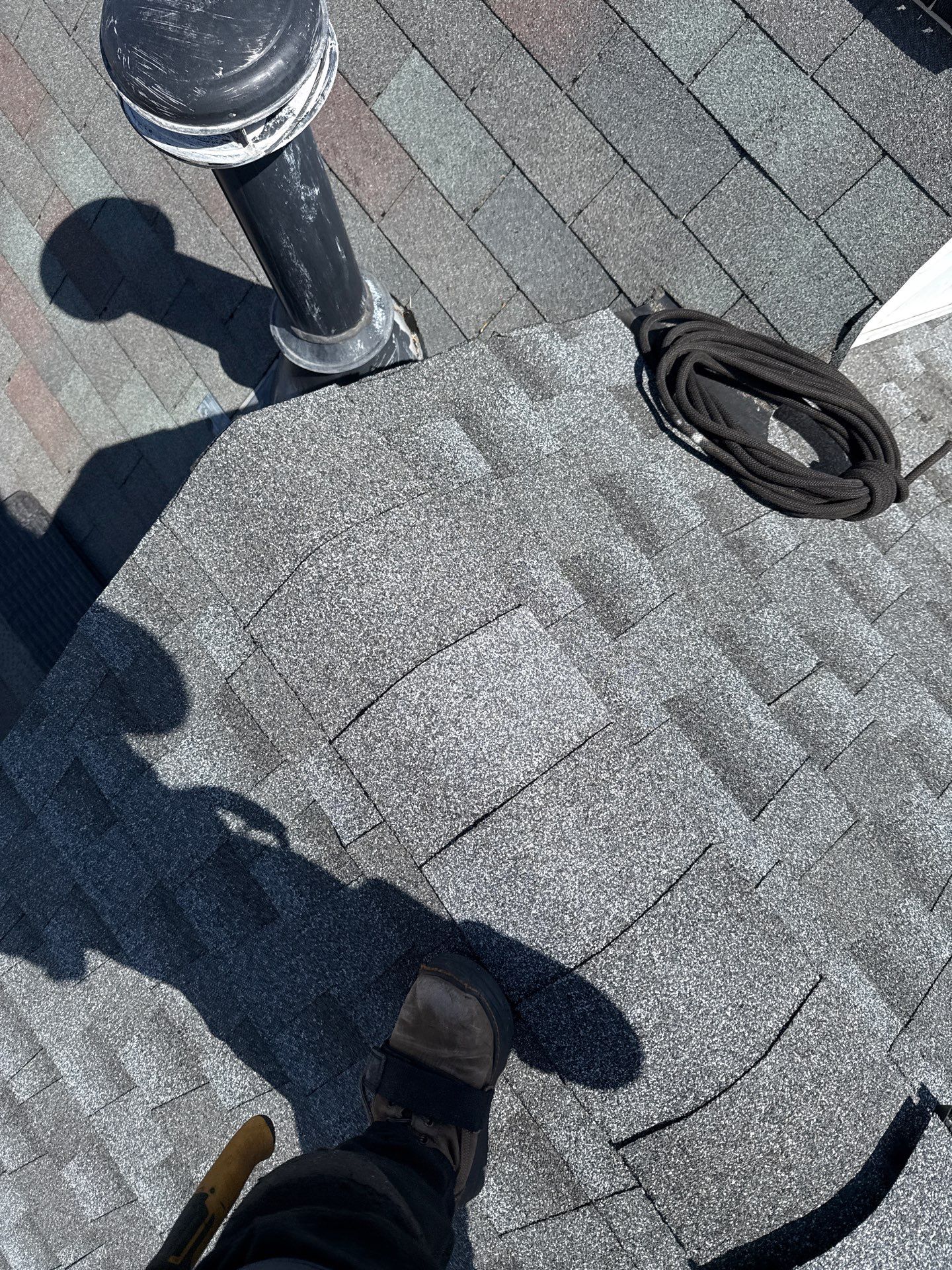 Sterling: Residential Roof Replacement with CertainTeed Landmark in Granite Gray  by RM Banning, Inc.