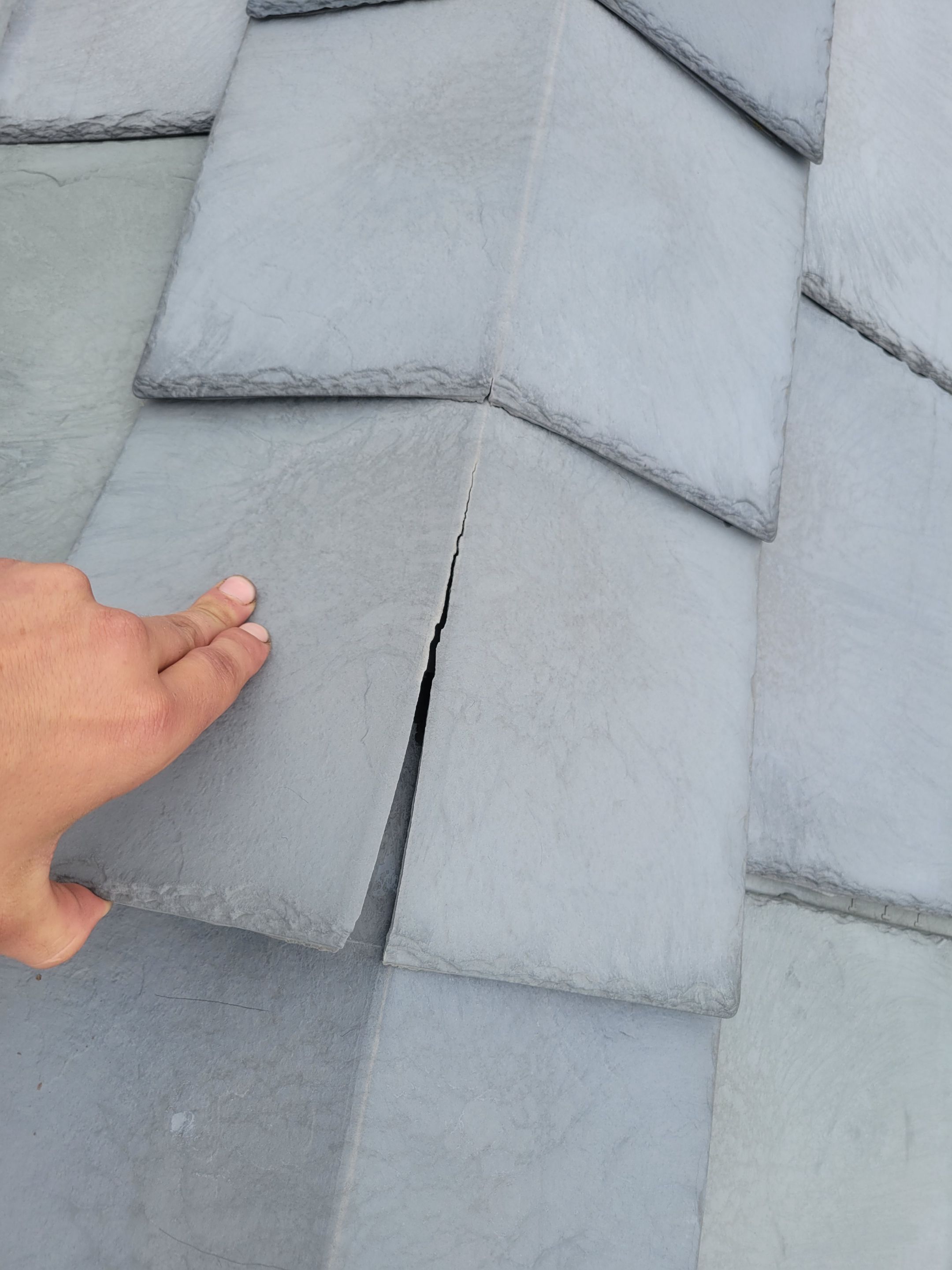 Roof Repair using Eco Star Slate tile by The B.A.R Roofing
