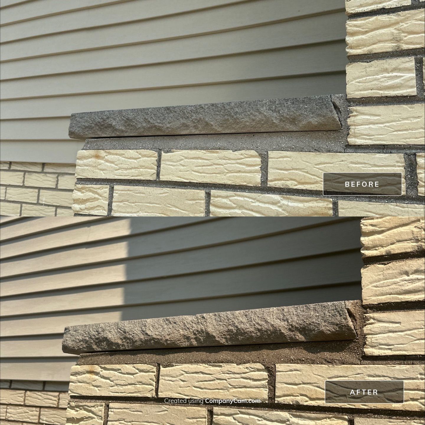 Project in Itasca by Simmons Power & Soft Washing