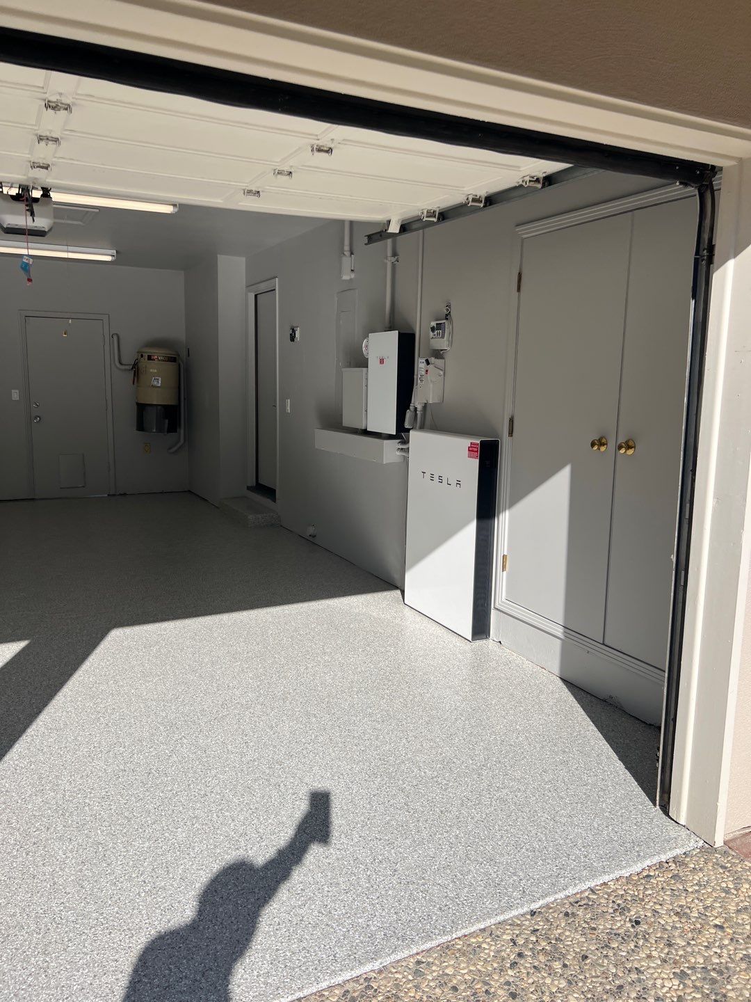 Garage Storage & Concrete Coating in Modesto by Lancaster Painting
