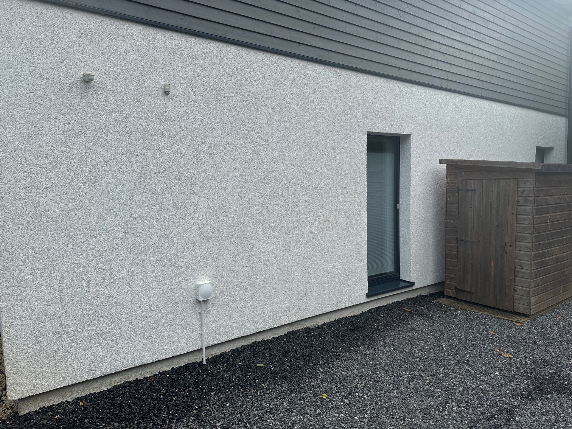 Render Clean using Pureseal Biocide - Solar Panel Clean by Ges Exterior Cleaning ltd