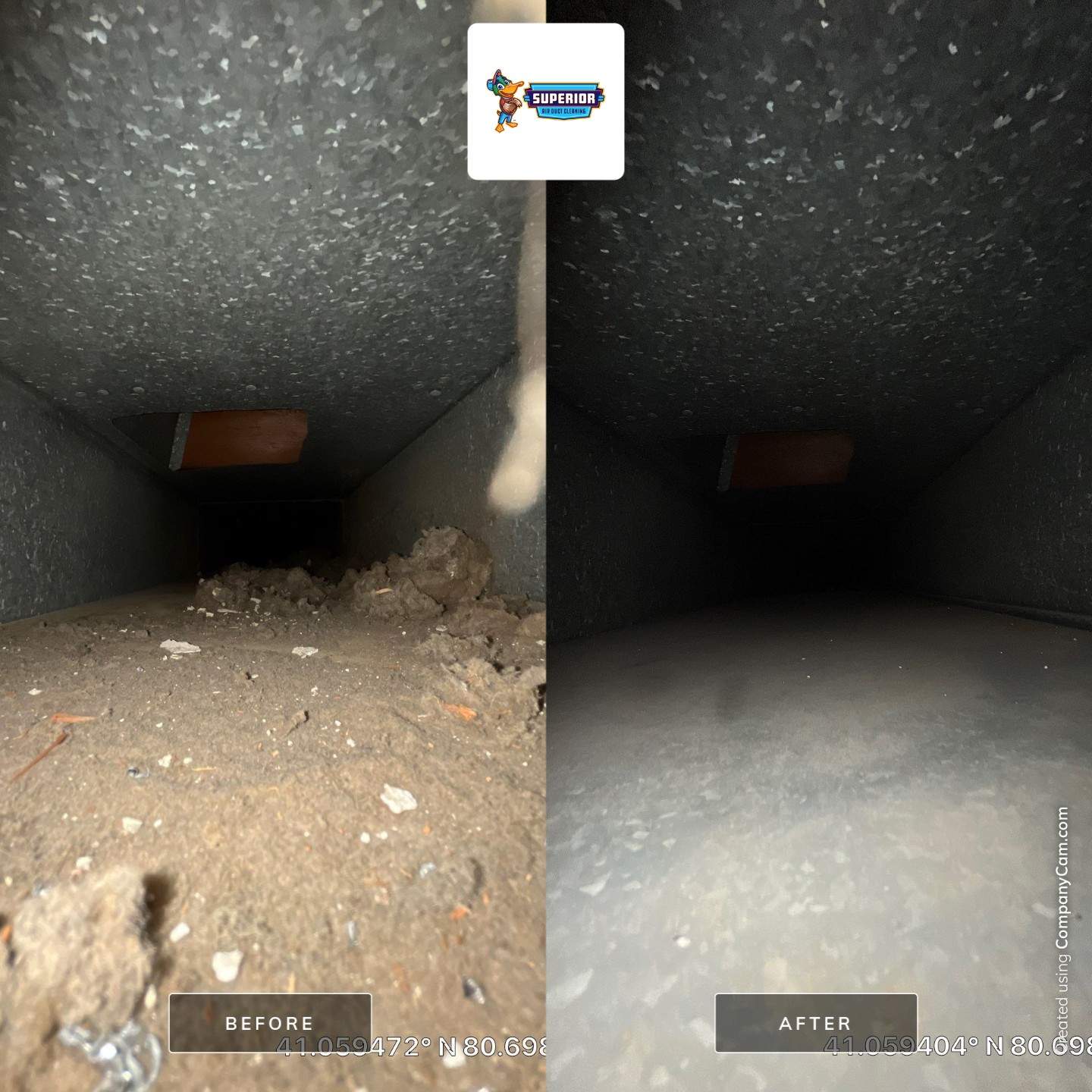 Air Duct Cleaning With a Vacuum Truck in Youngstown, OH by Superior Air Duct Cleaning