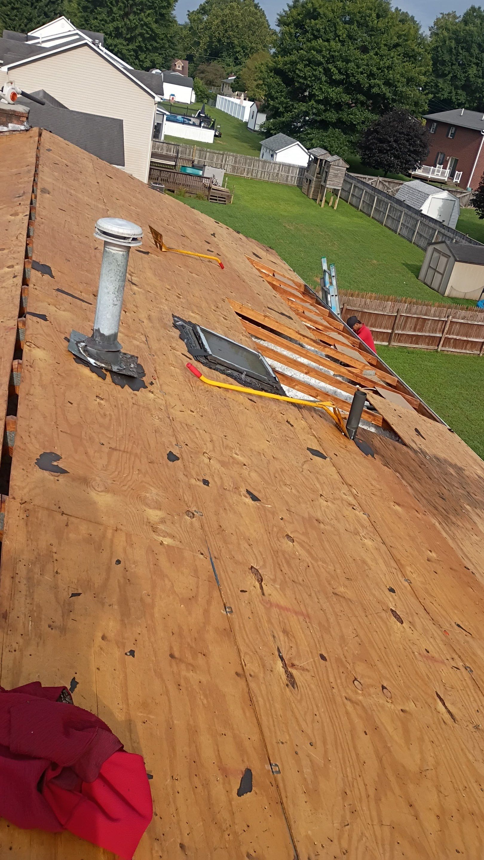 Residential Roofing Installation using GAF Timberline HDZ Oyster Grey by Rainstoppers Roofing