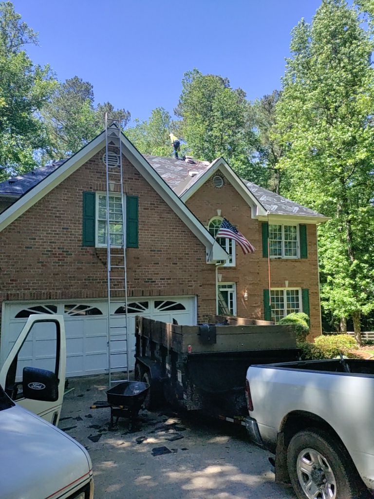 Residential Roofing Installation using Owens Corning Chateau Green  by Inspector Roofing and Restoration