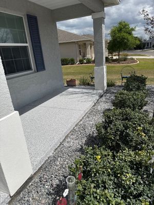 Driveway with Border Slatestone 