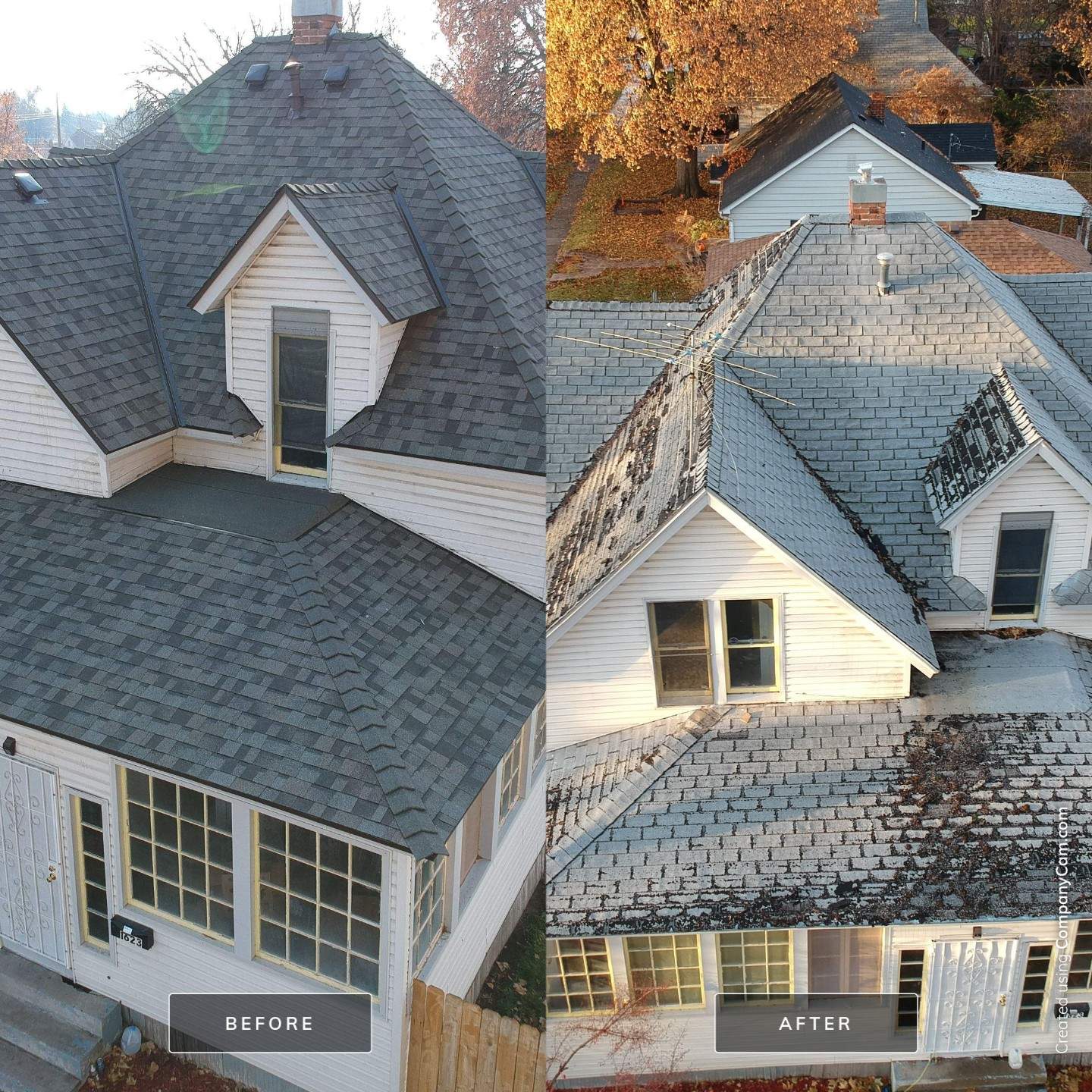 Nampa Idaho Two Story Residential Roofing Installation using Owens Corning by ID Roofing LLC