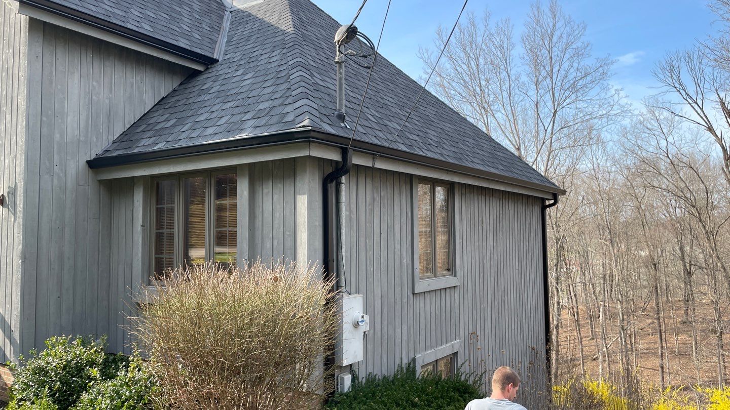 Residential Roofing Installation using Certainteed Belmont Shingle in Black Granite by Secure Construction Company Inc