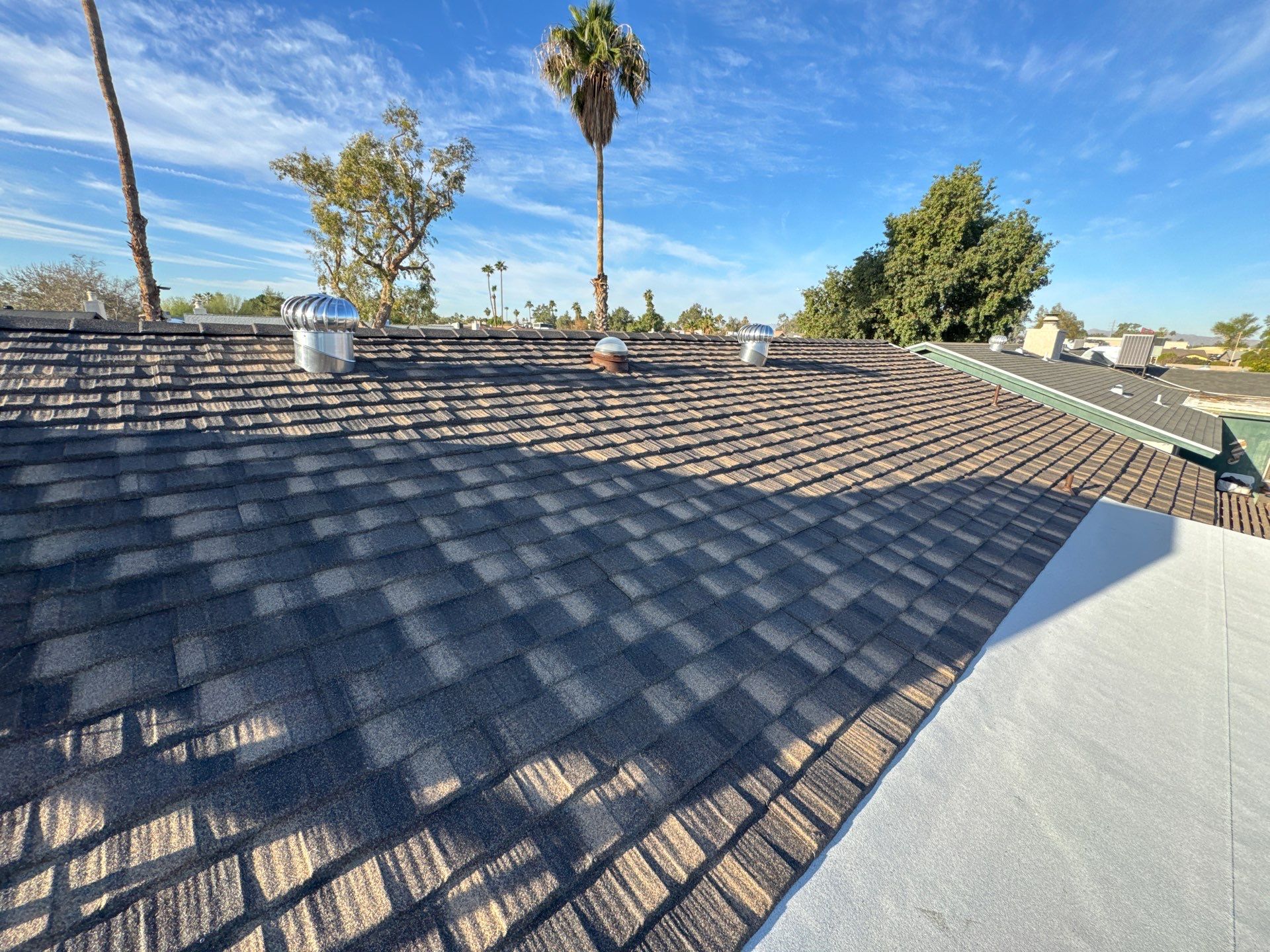 Weathered Wood Stone Coated Steel by Reimagine Roofing