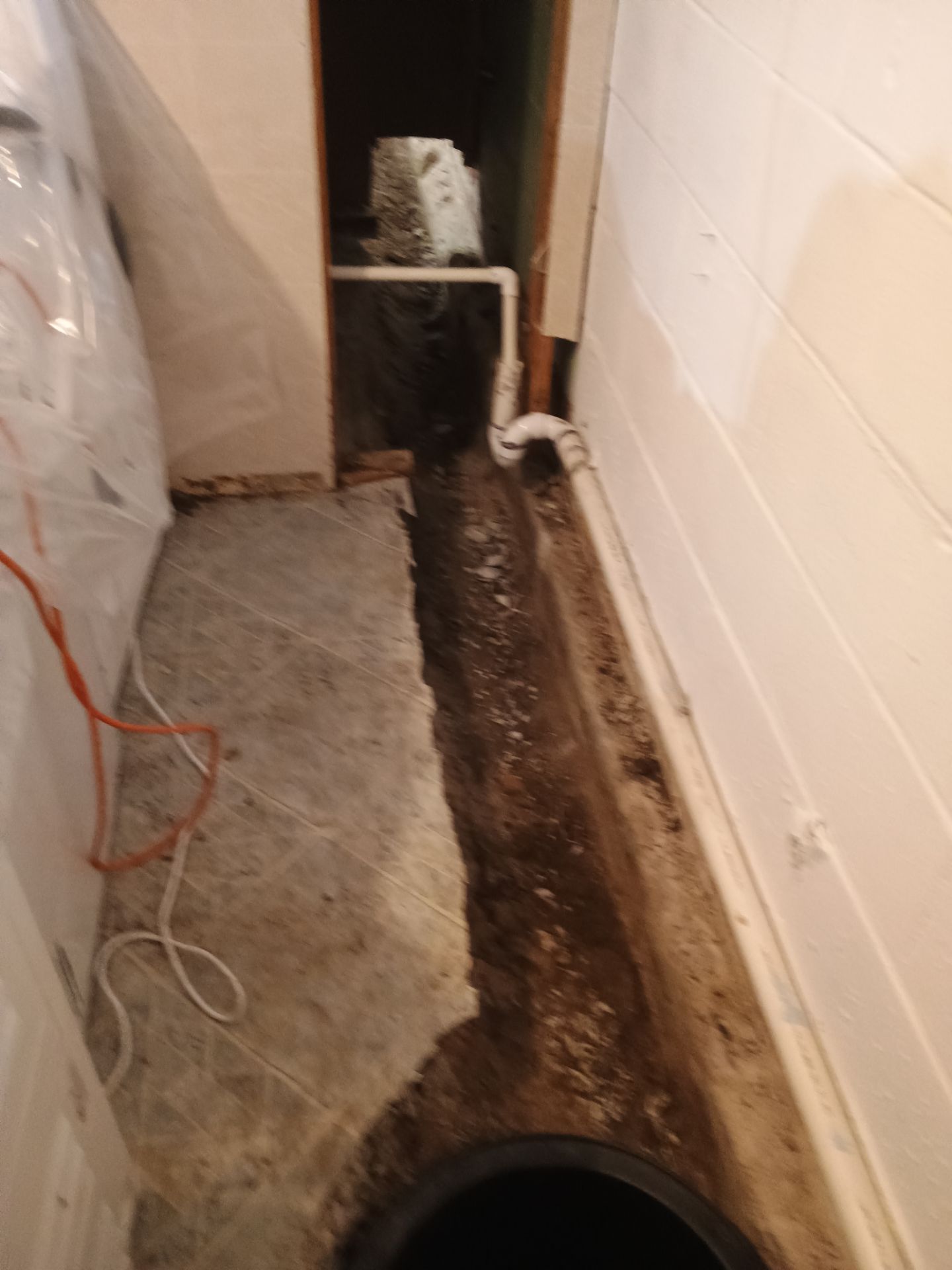 Drain Tile & a Sump Pump for our Property Management Partner by Waterproofing Northeast