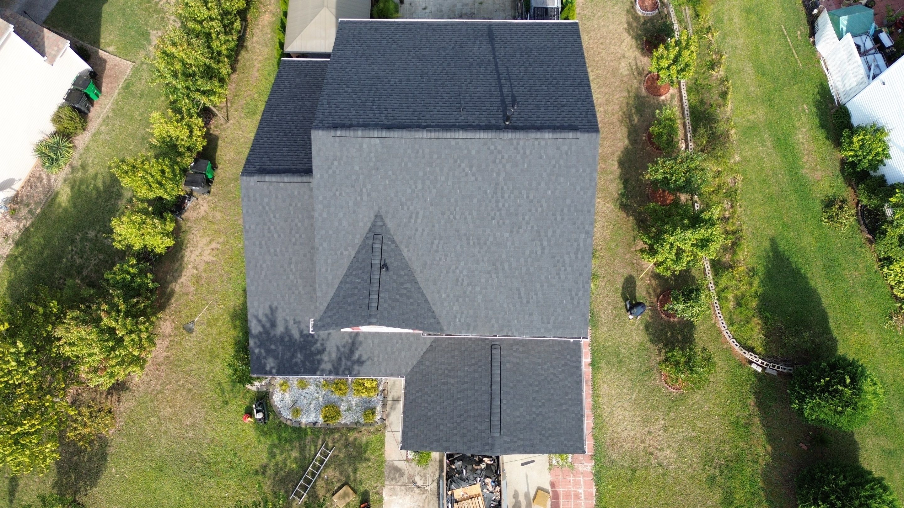 Roof replacement and interior repair by hail damage by Just Brilliant Restoration JBR