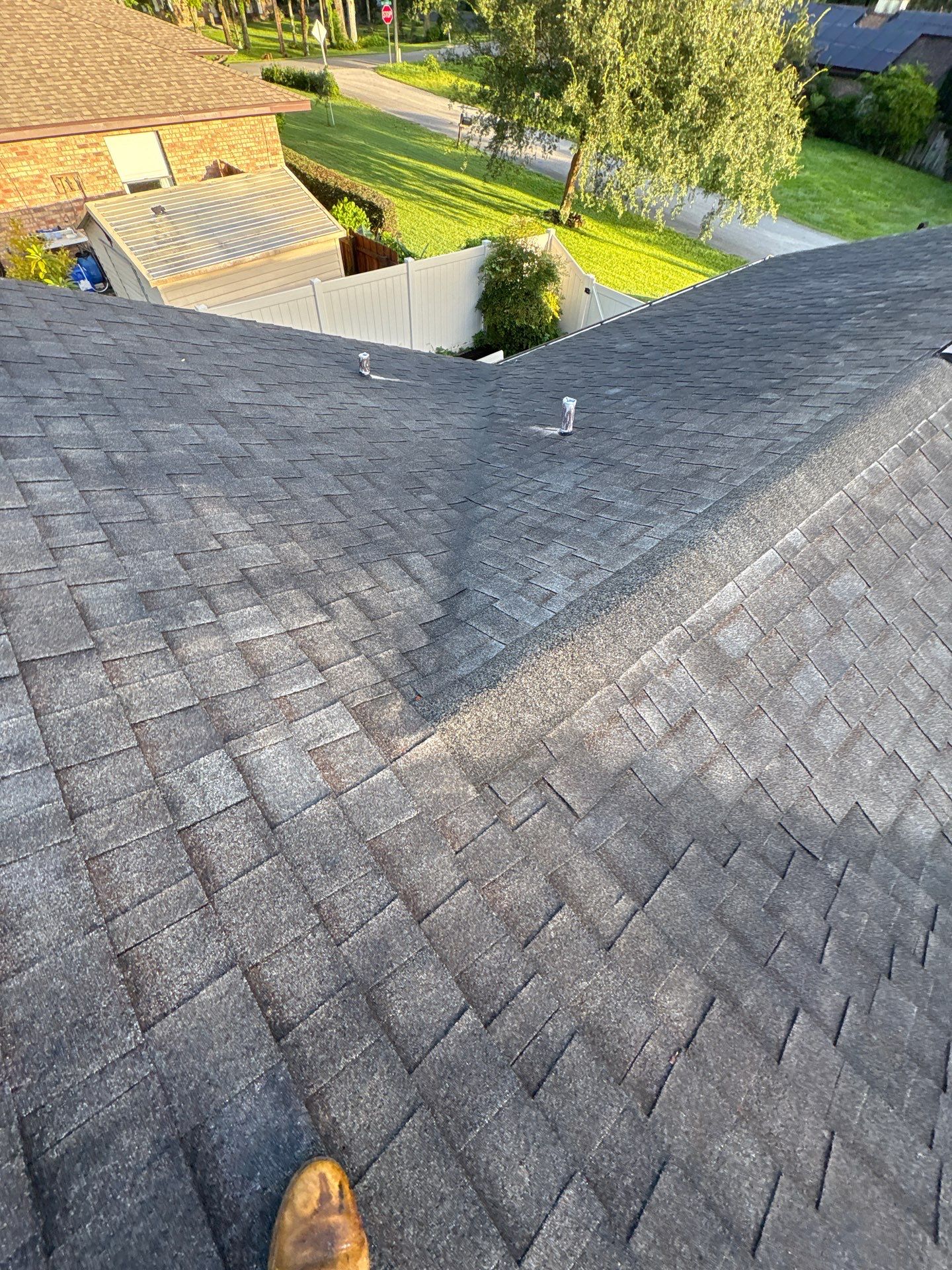 Architectural Shingle Roof Replacement and Attic Inspection in Orange City by Pinnacle Roofing Group