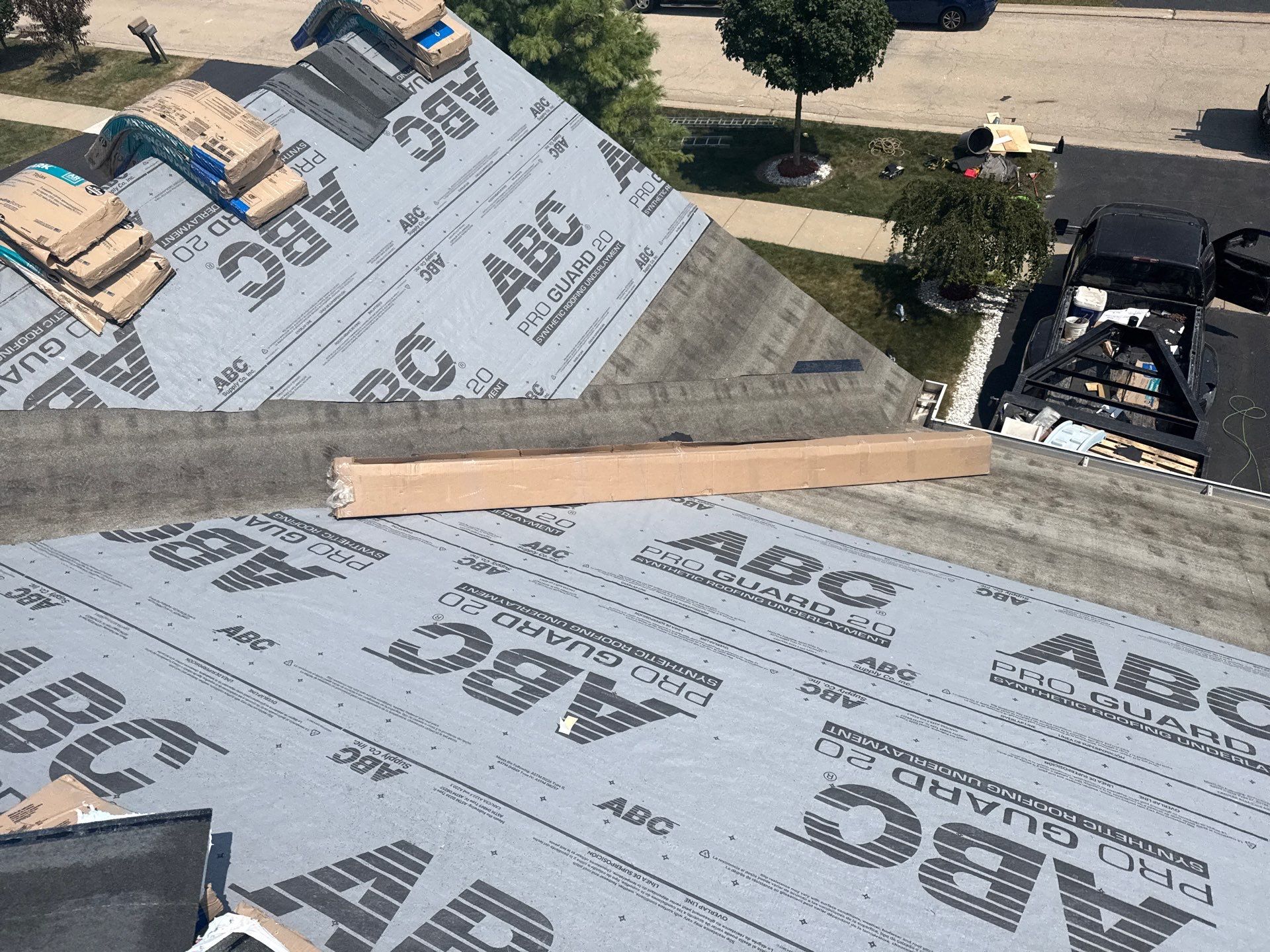 Roof replacement by haild and wind damage by Just Brilliant Restoration JBR