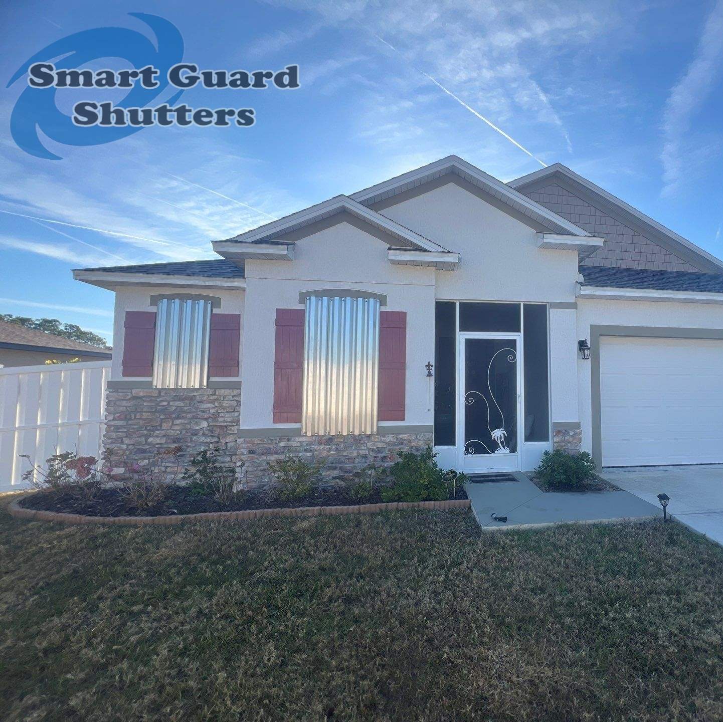 Vertical Aluminum Panels  by Smart Guard Shutters