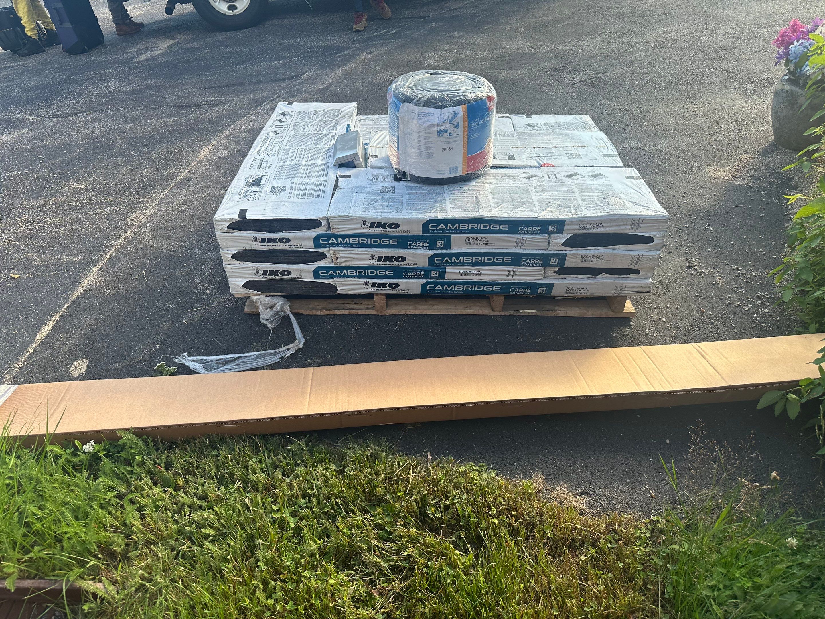 Northwood, NH – IKO Cambridge Detached Garage Roof Replacement by Tall pine roofing