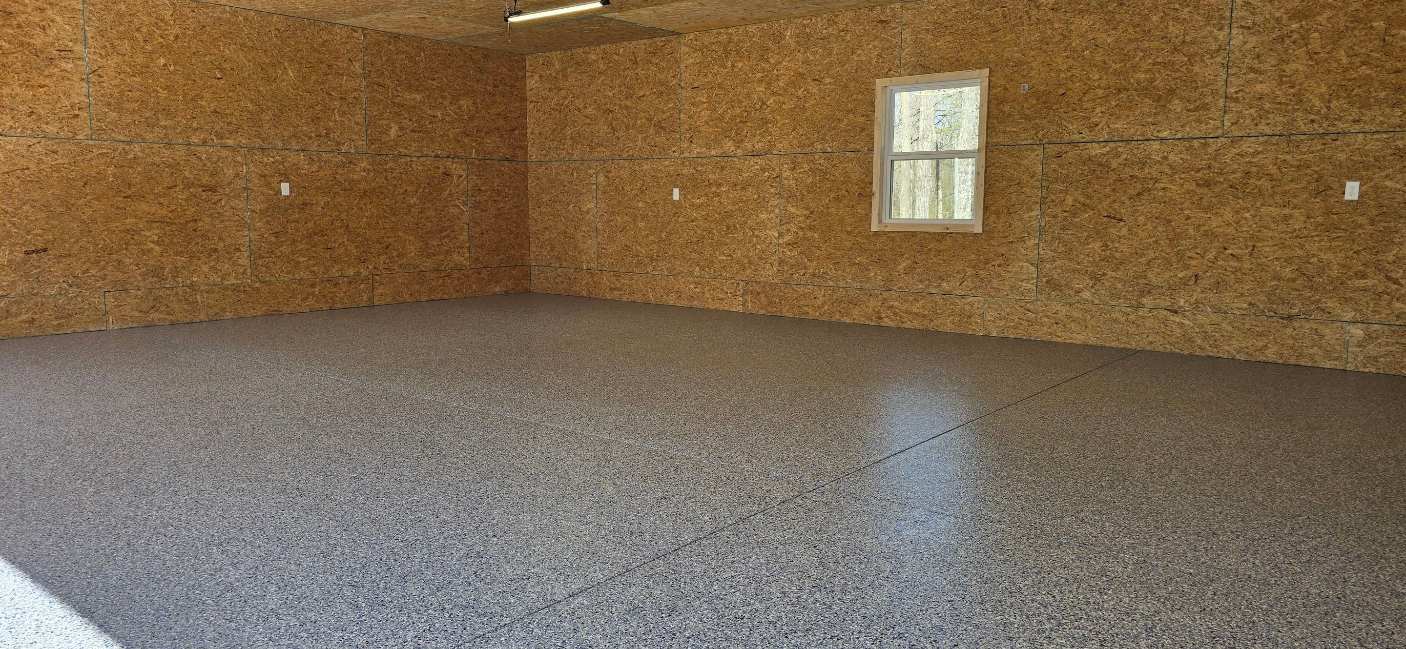 Garage using Tidal Wave by Elite Floor Solutions