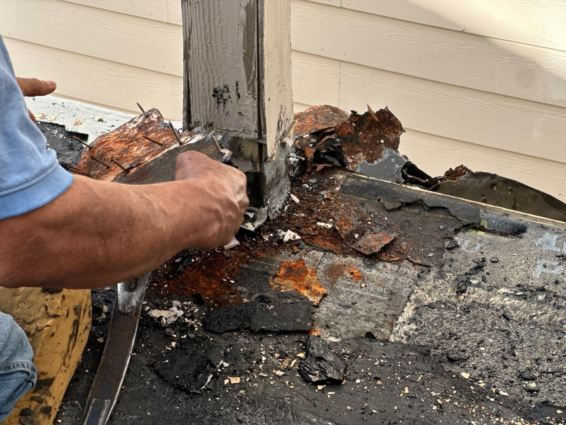 Rooftop Patio Installation by Associates Roofing Unlimited 