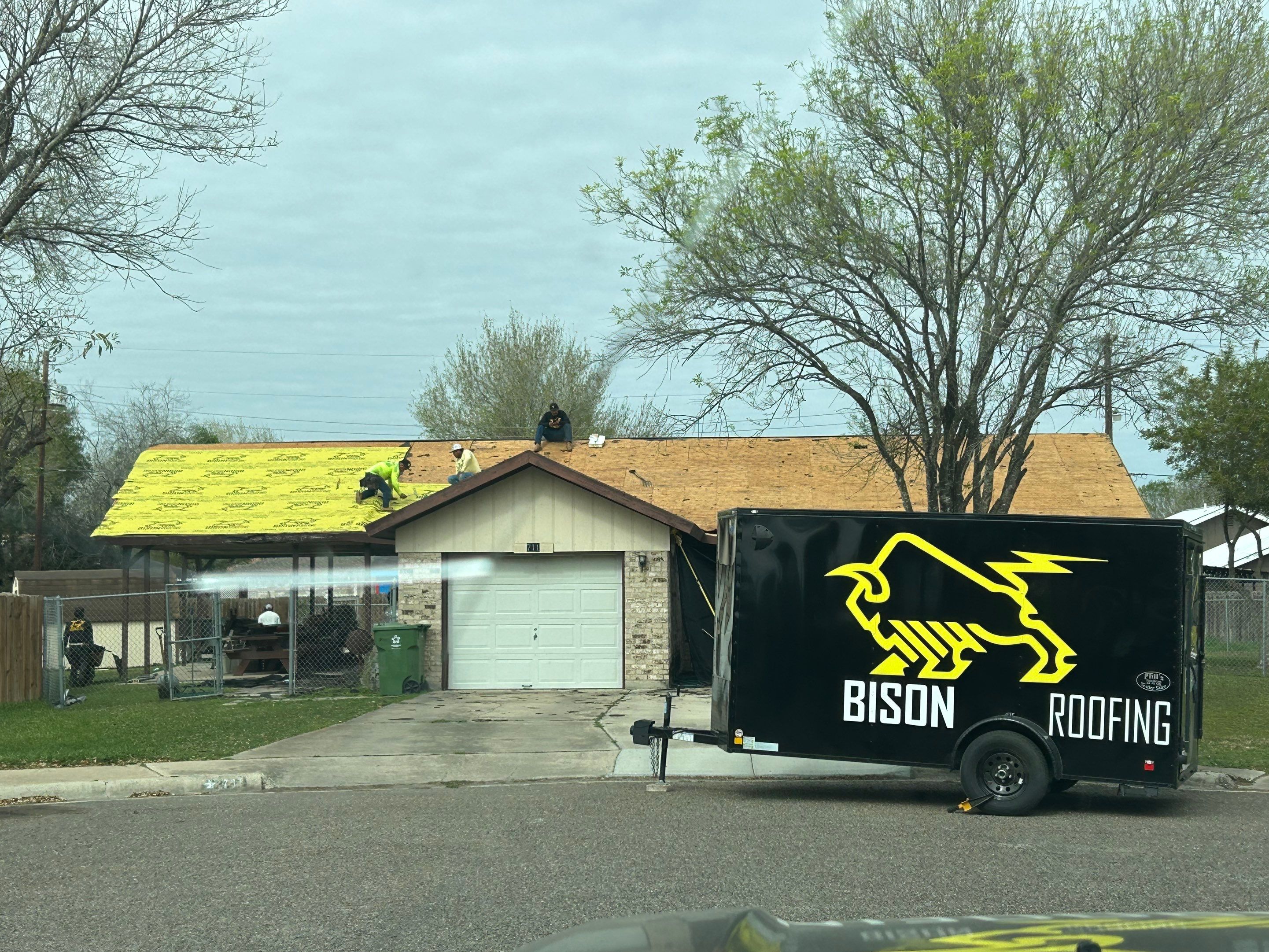 Alamo Roof Project  by Bison Roofing  