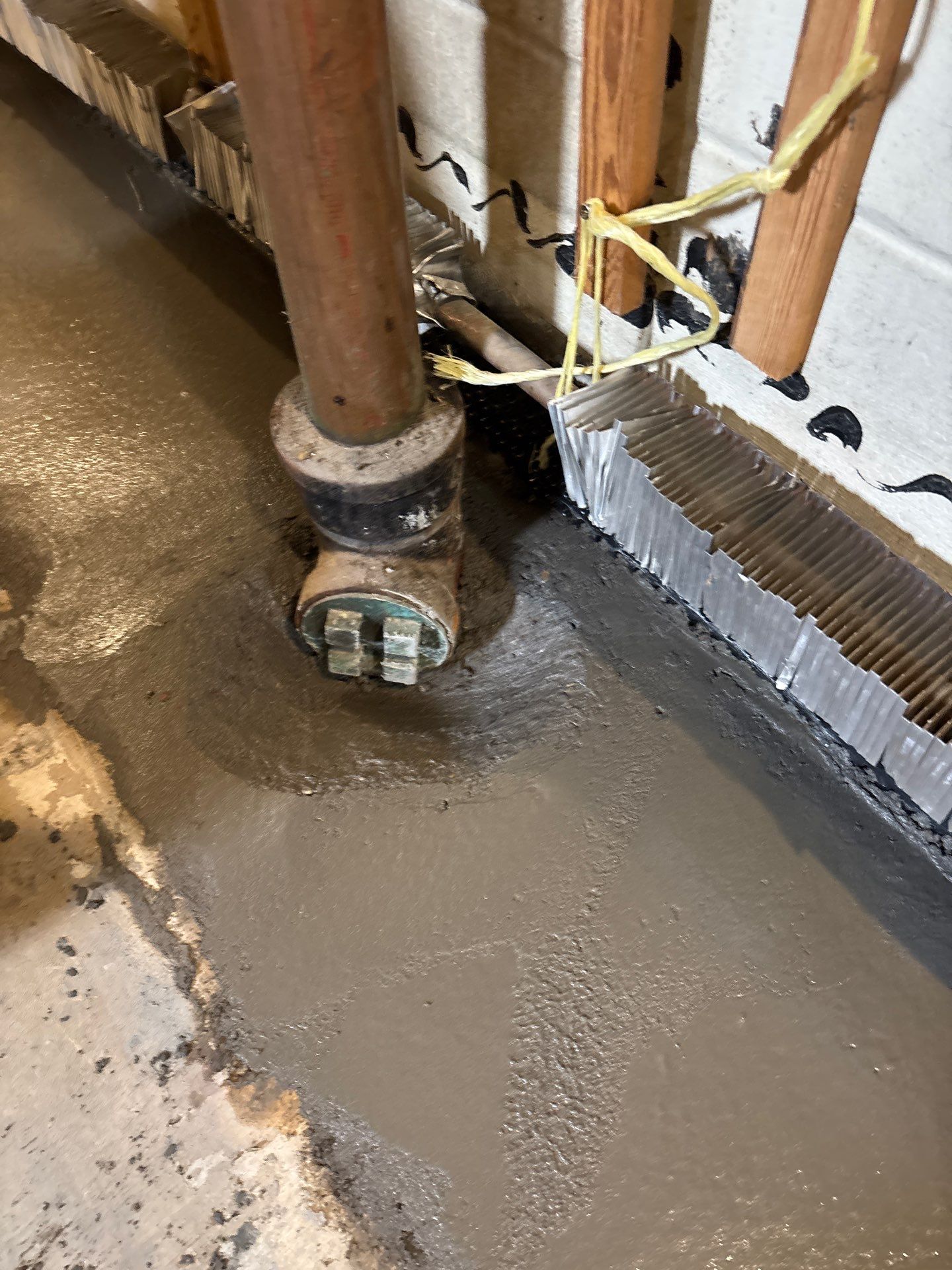 Drain Tile, Sump Pump & Buried Discharge in Columbia Heights by Waterproofing Northeast