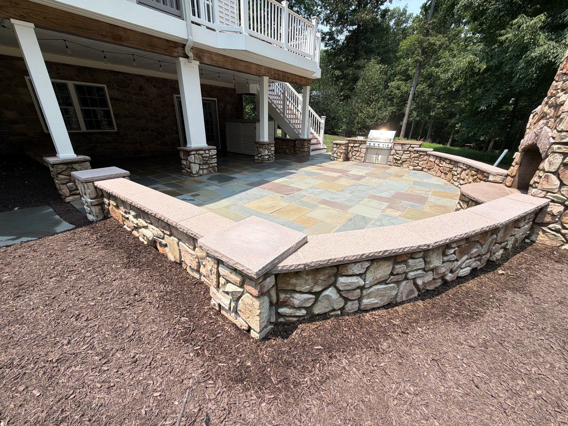 Woodbine House Washing and Outdoor Living Space Cleaning by Baltimore Pressure Washers Inc.