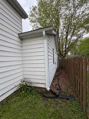 Turtle Shell gutter protection installation in Elburn, IL 60119, photograph 16