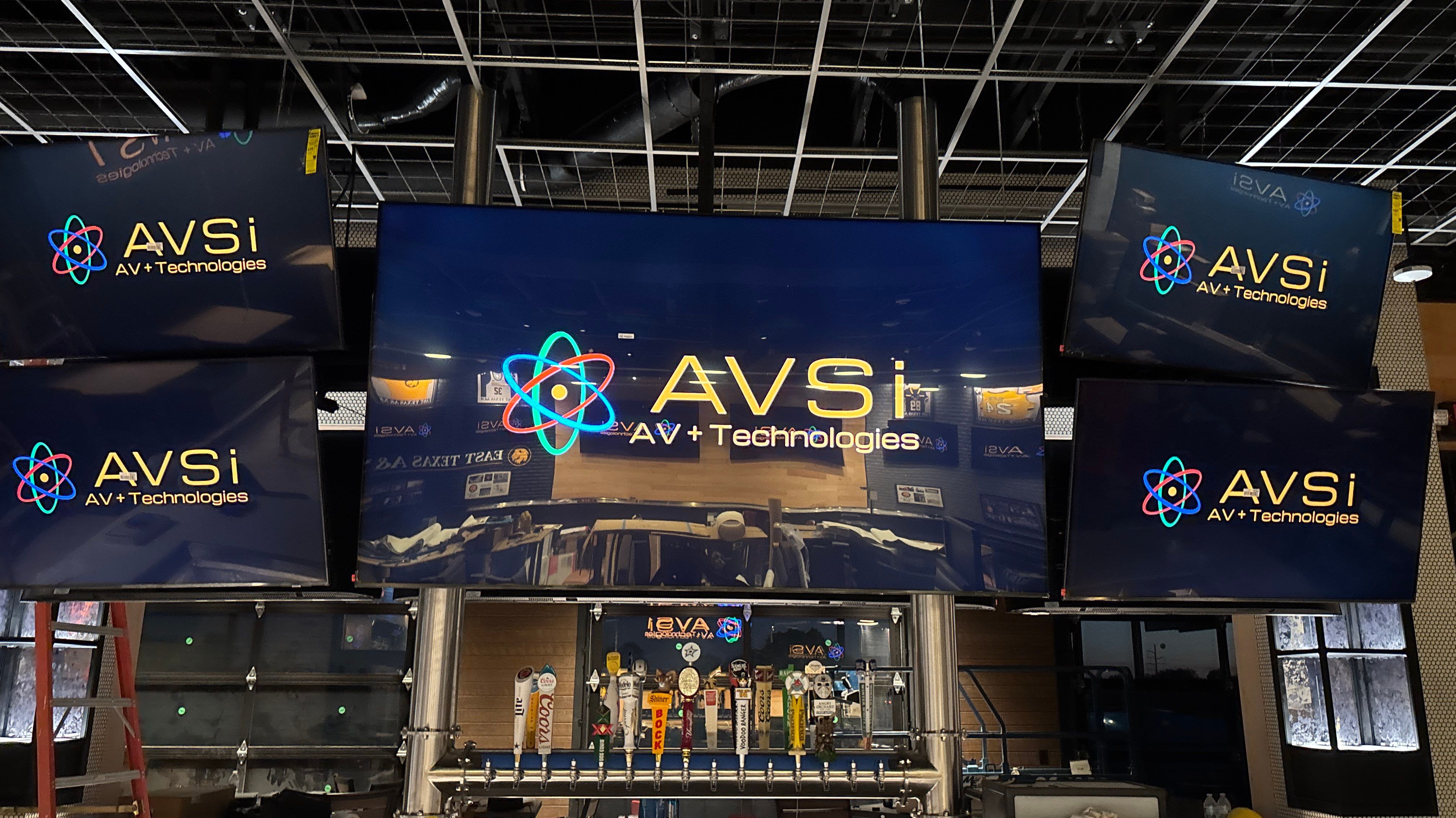 New Sports Bar AV install by AVSi