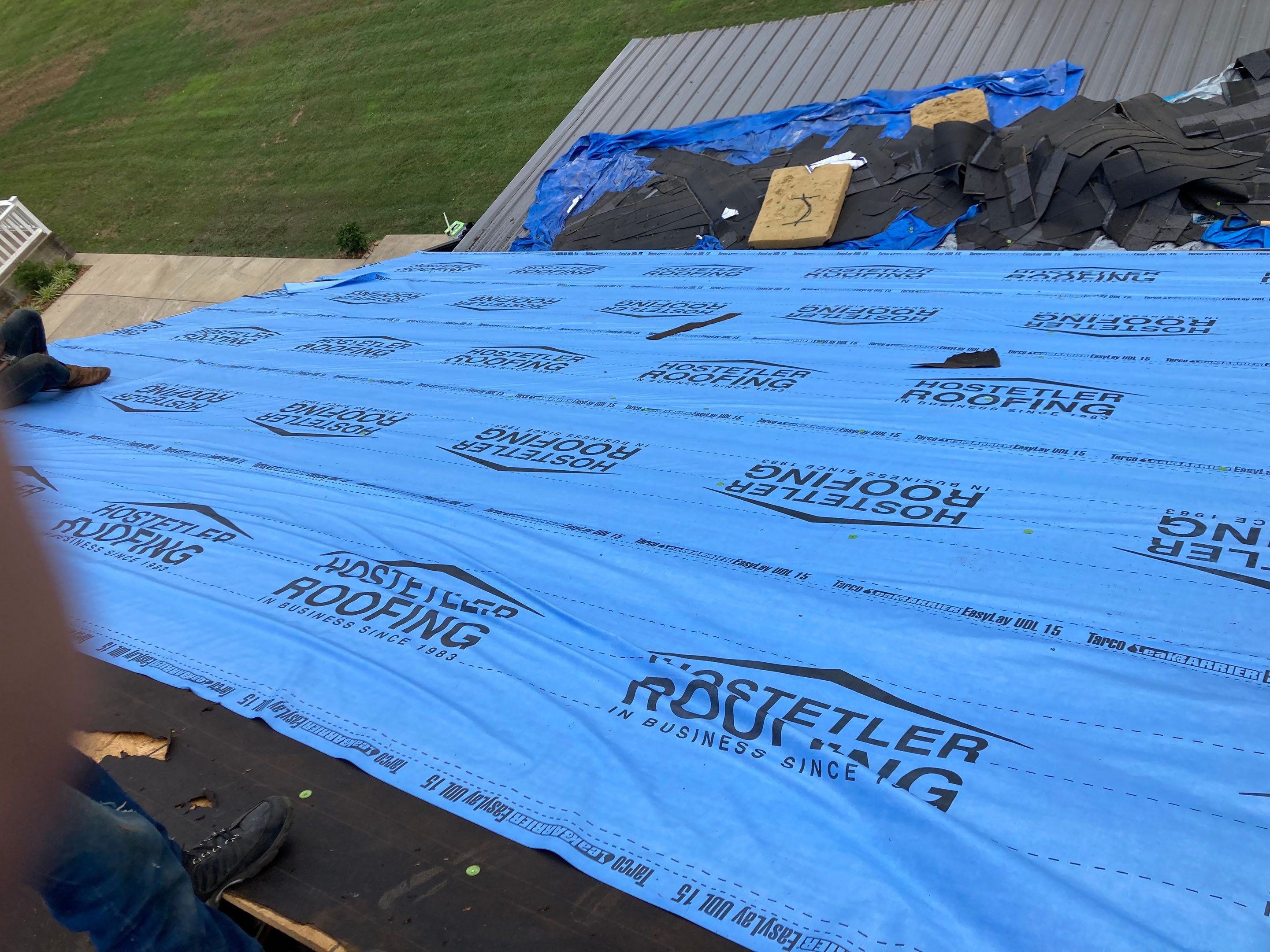 Residential Shingle Reroof using Malarkey Vista by Hostetler Roofing