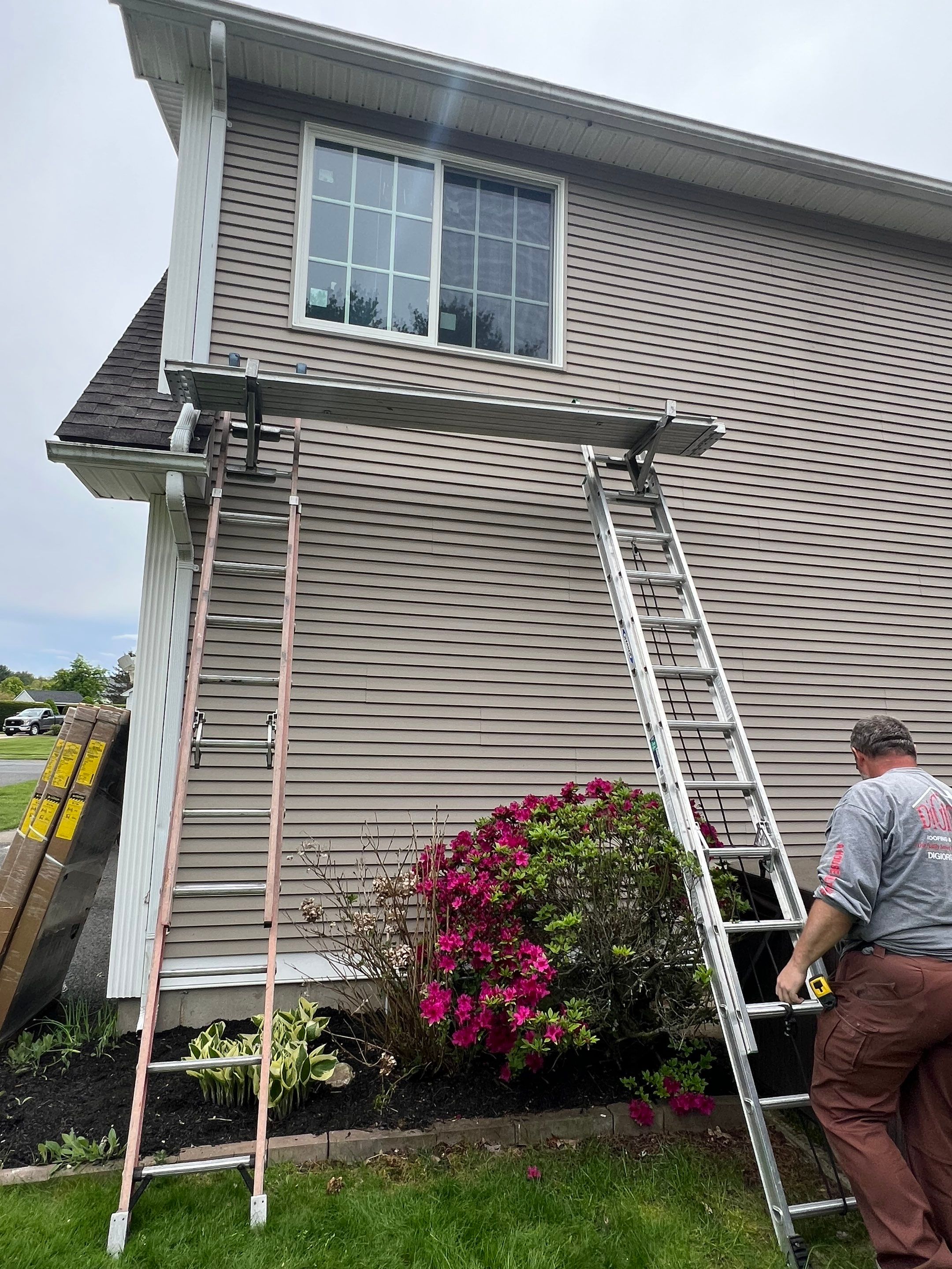 Window installation upgrade by DiGiorgi Roofing and Siding Inc
