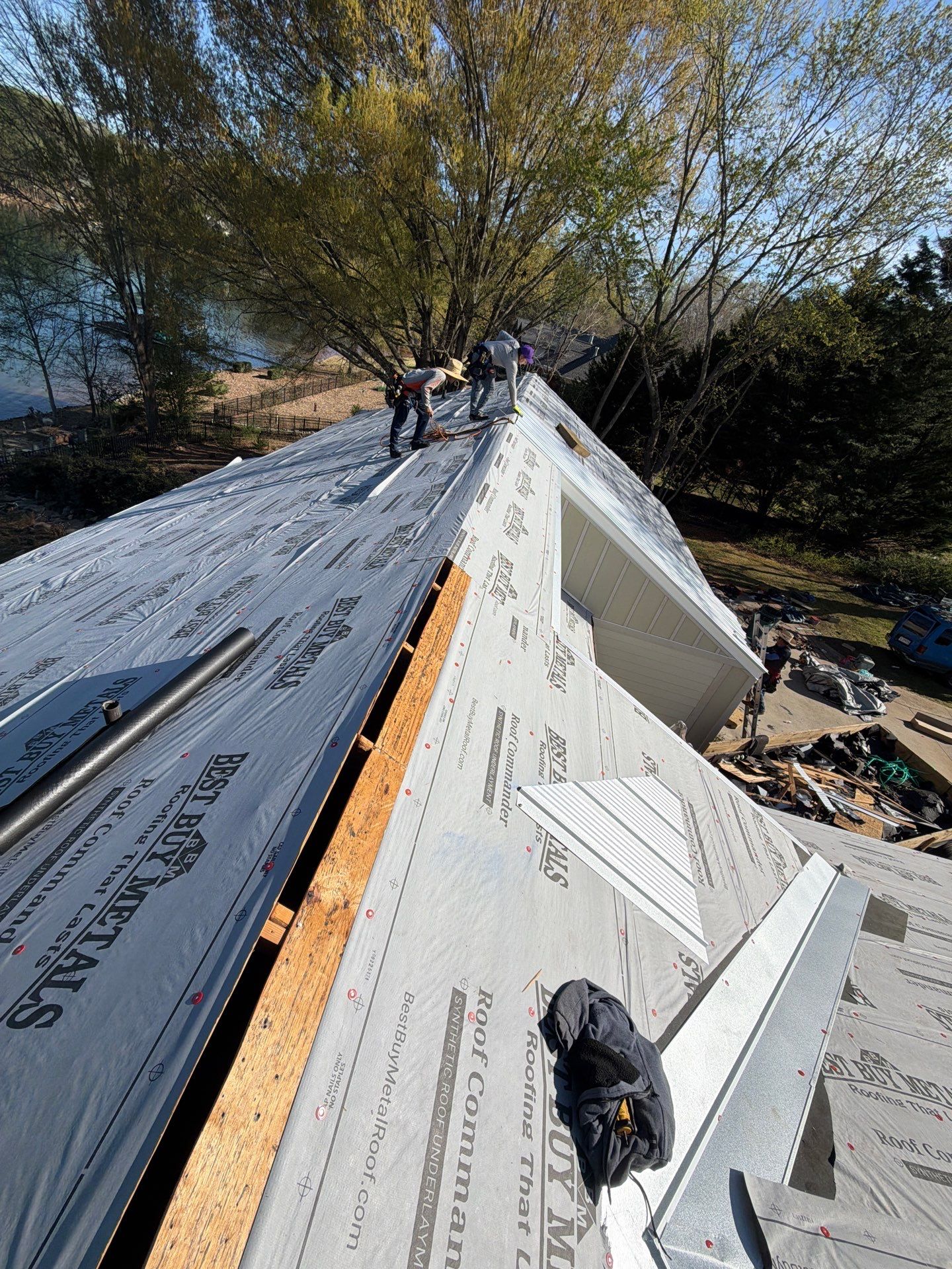 Metal Roof Replacement in Seneca, SC | Lake Keowee | 26-Gauge Galvalume Apex Panel by Roofers LLC