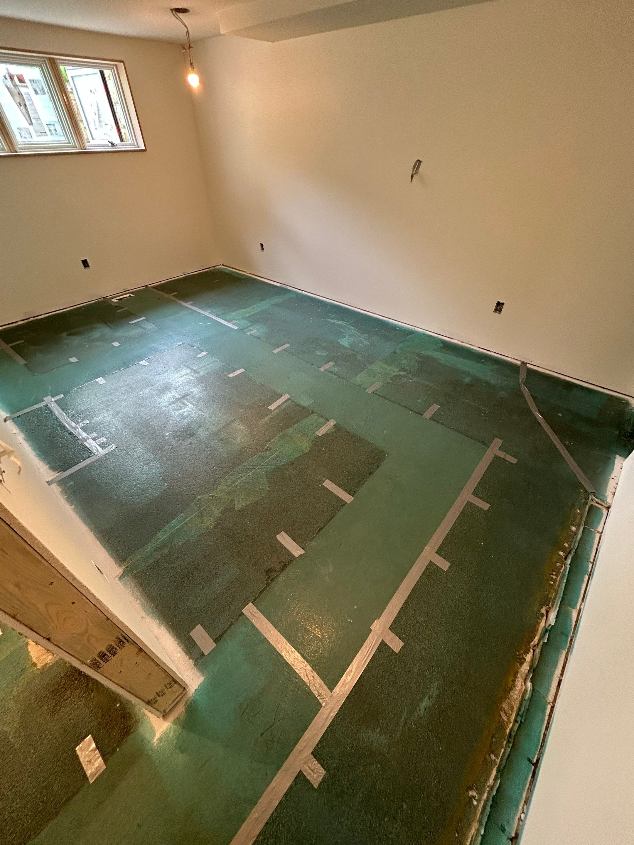 This project has it all!!!! Custom Flooring, Leveling Service, Custom Stair parts and pieces, risers, blue pad cover - all inclusive service from RTB! by RTBaldwin Hardwood Floors