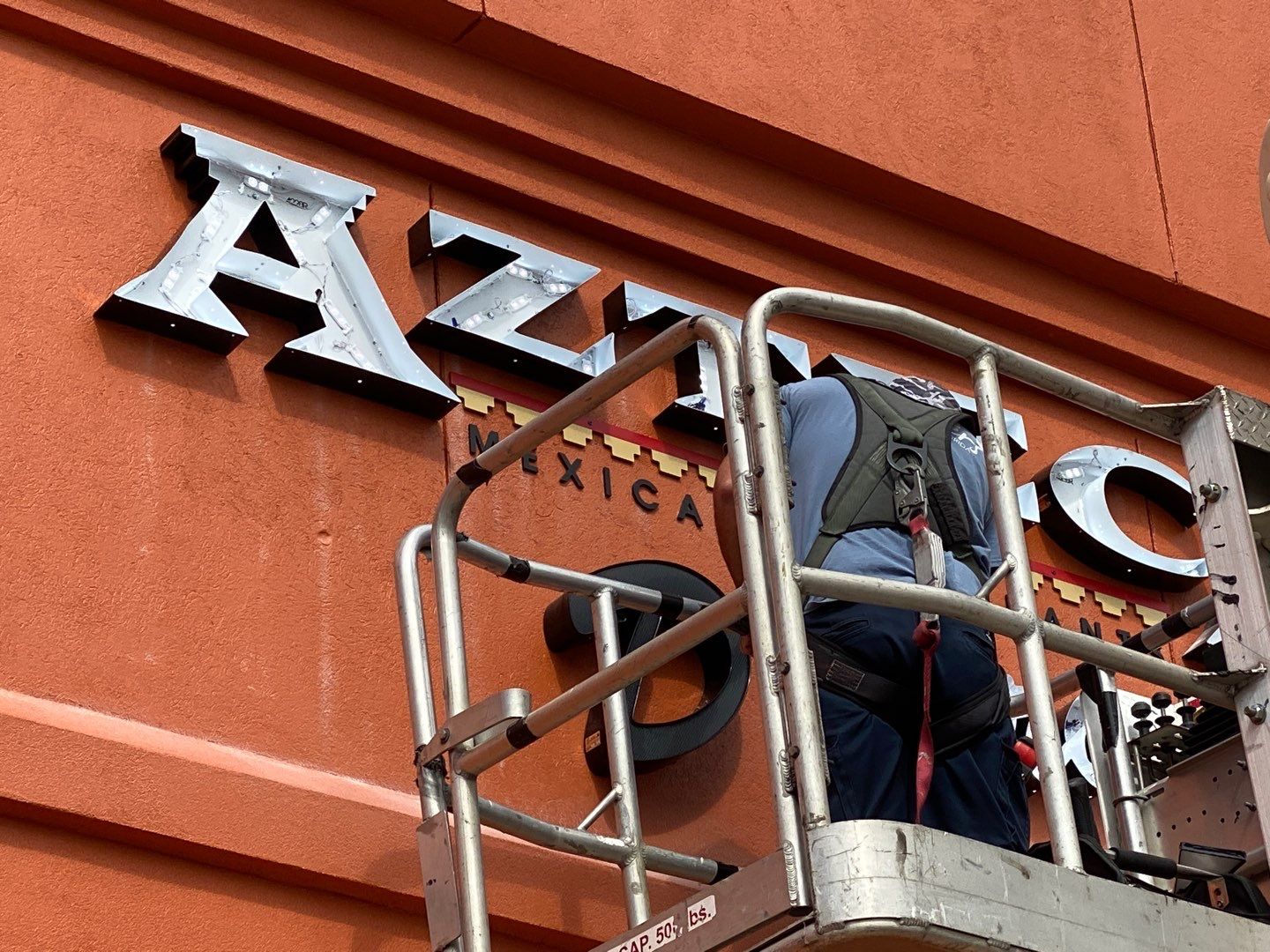 Channel Letters for Azteca by SignCrafters