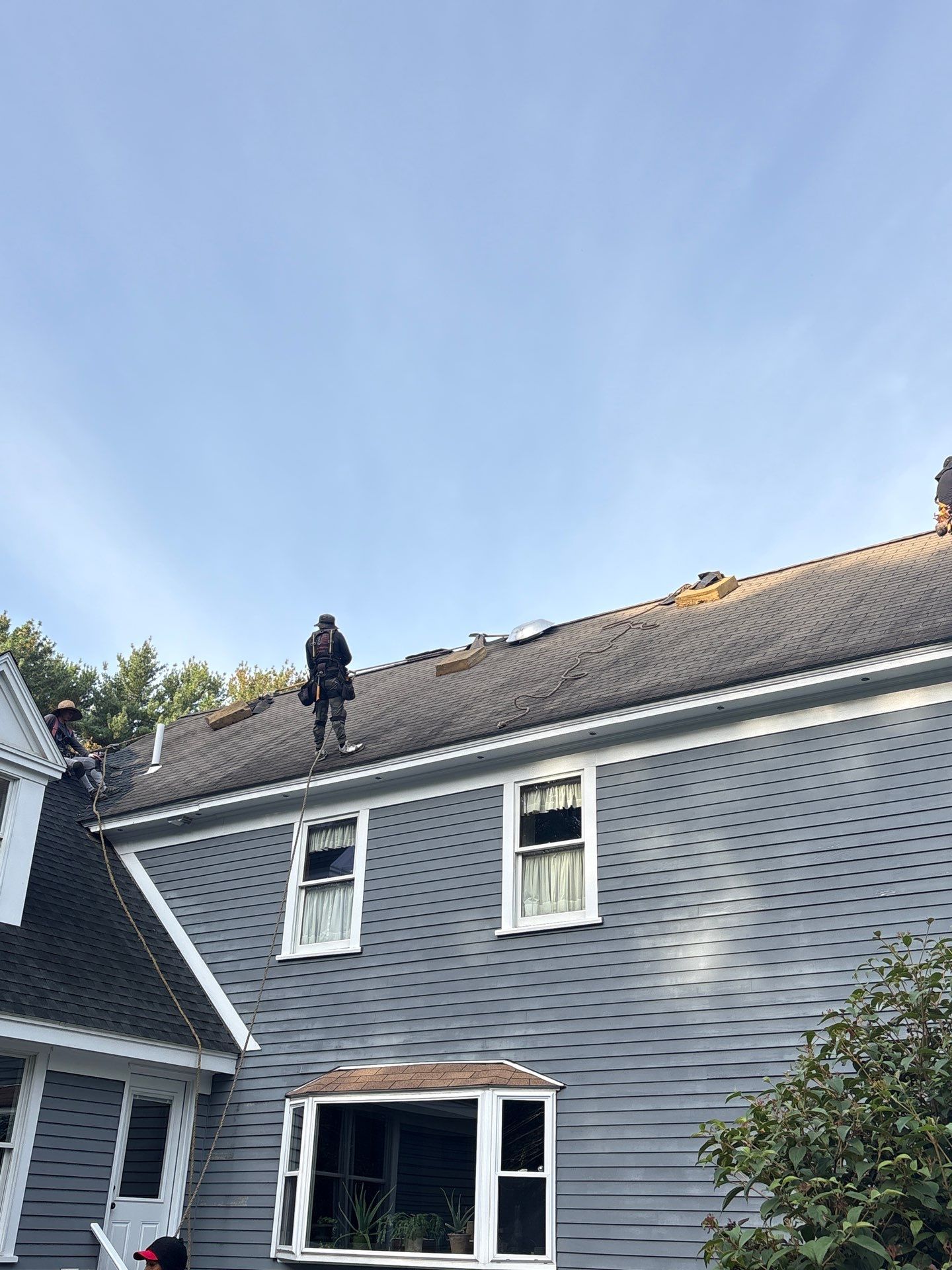 Roof Replacement & Chimney Removal – Westford, MA by Mighty Dog Roofing of Greater Middlesex County
